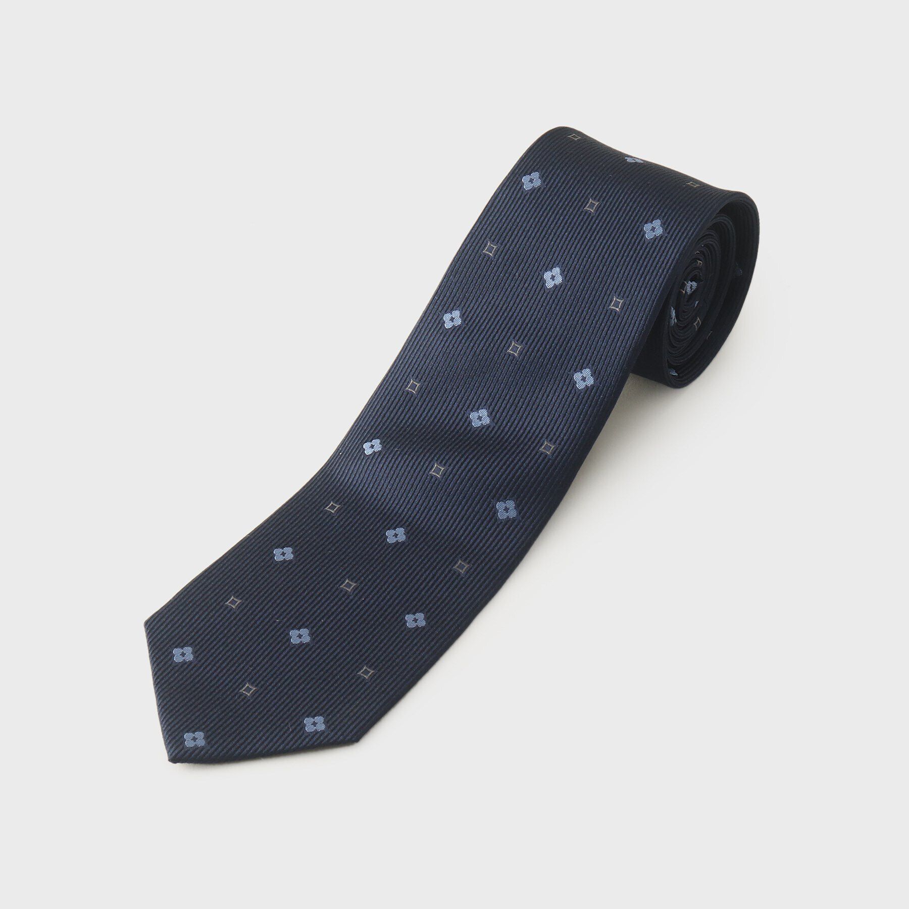 TAKEO KIKUCHI「レップ　ミニフラワー小紋　ネクタイ」|ネクタイ・蝶ネクタイ|