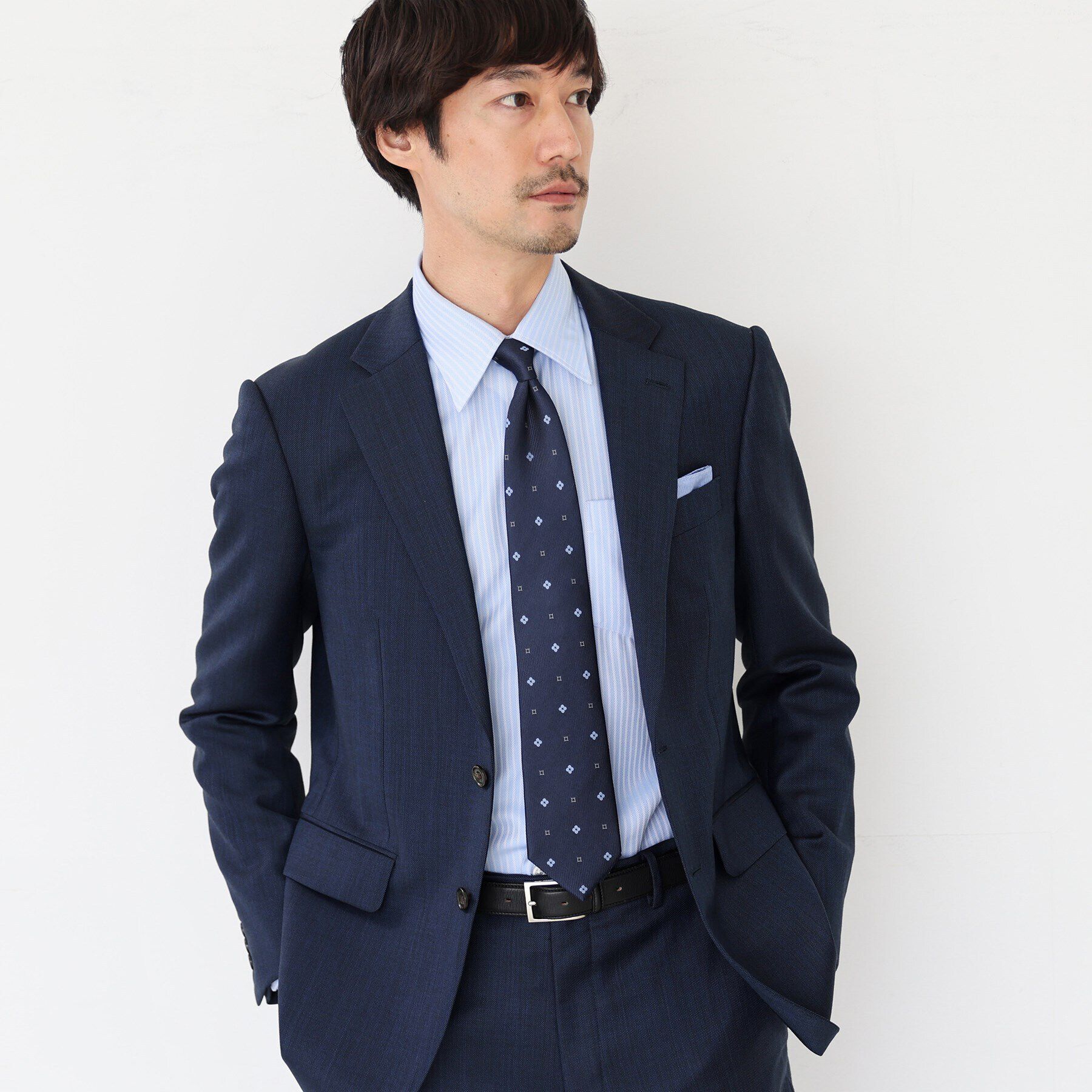 TAKEO KIKUCHI「レップ　ミニフラワー小紋　ネクタイ」|ネクタイ・蝶ネクタイ|