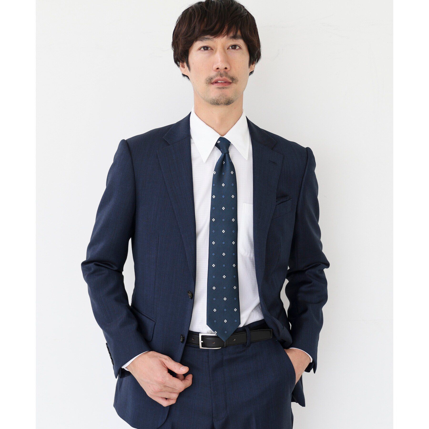 TAKEO KIKUCHI「レップ　ミニフラワー小紋　ネクタイ」|ネクタイ・蝶ネクタイ|