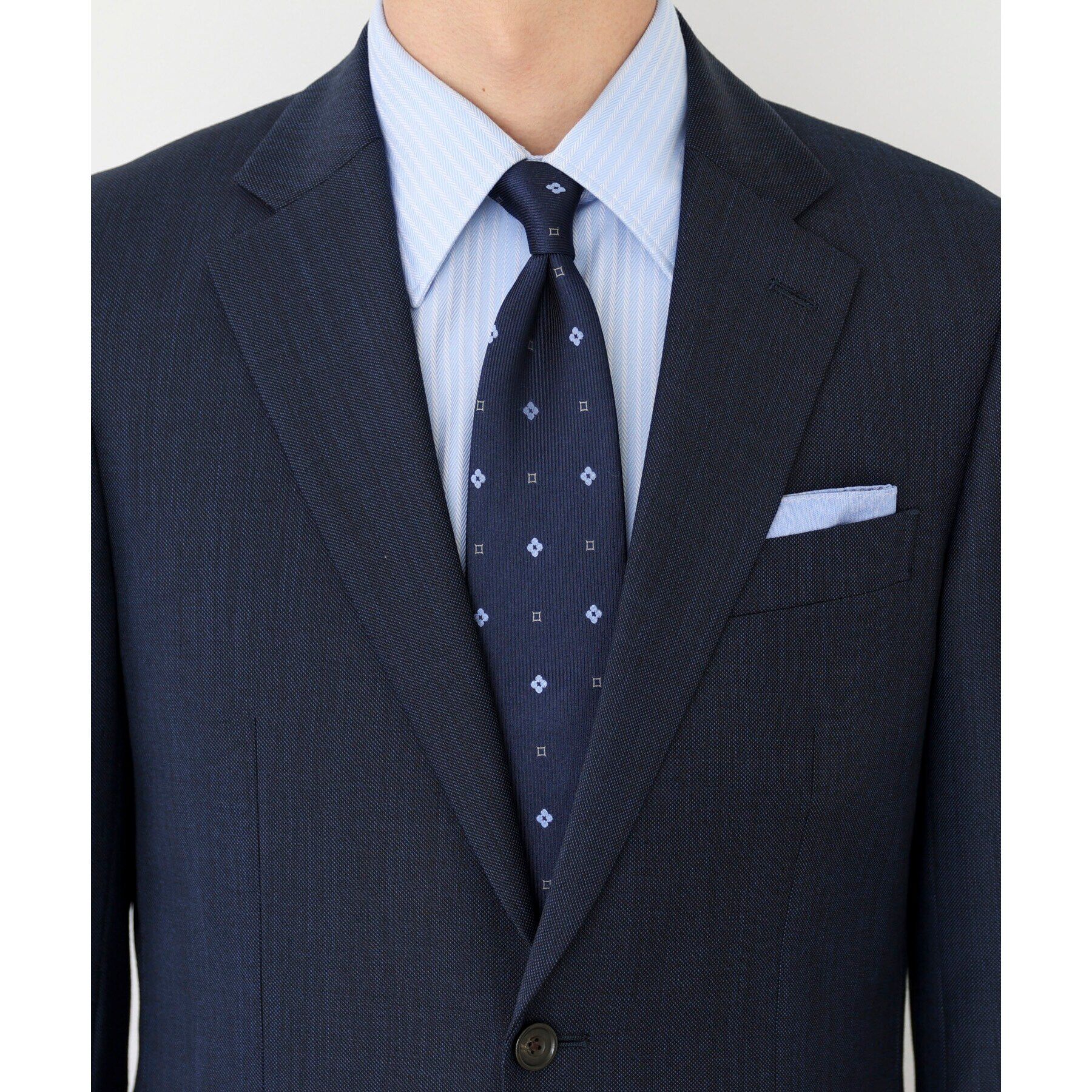 TAKEO KIKUCHI「レップ　ミニフラワー小紋　ネクタイ」|ネクタイ・蝶ネクタイ|