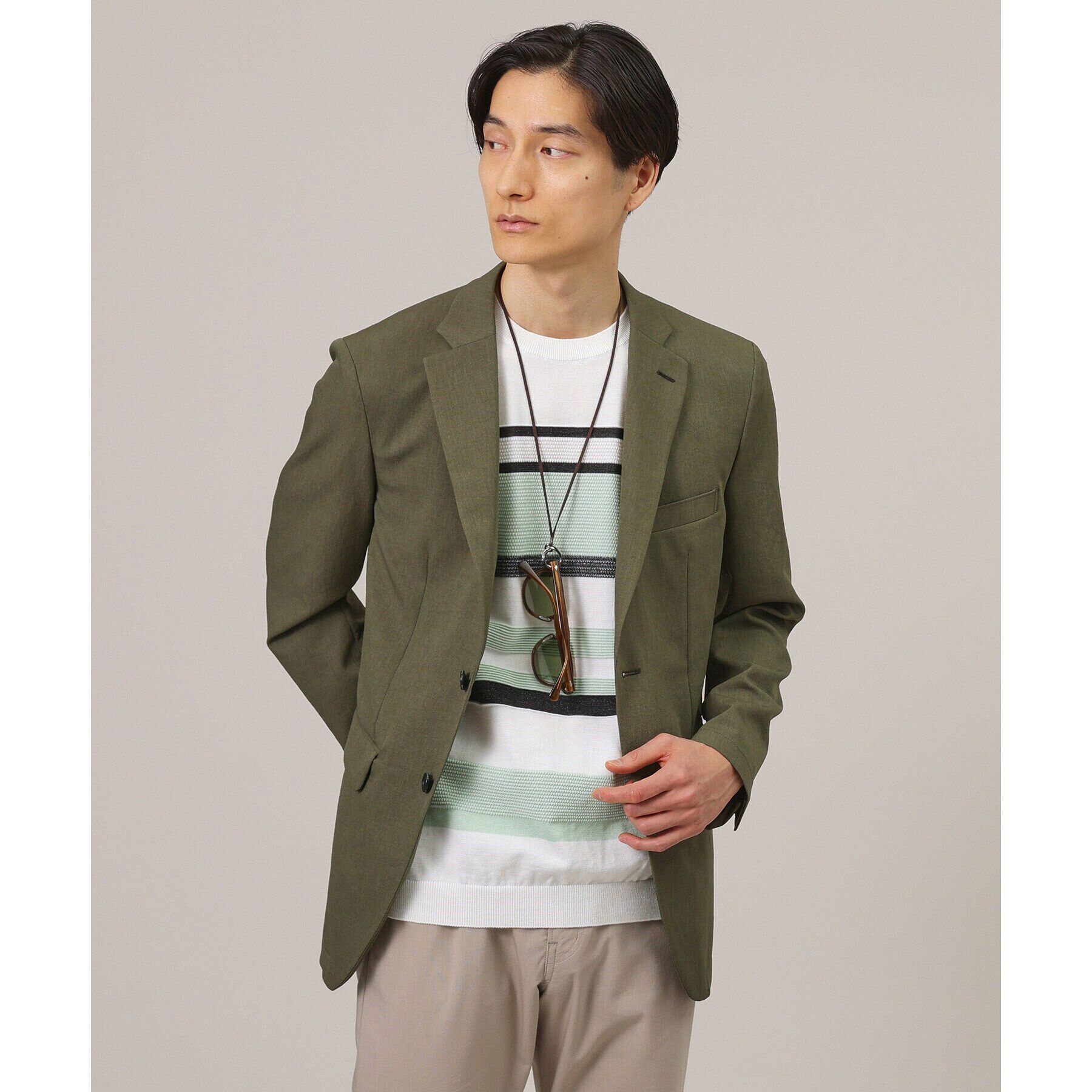 TAKEO KIKUCHI「DROP リングネックレス」|ネックレス|