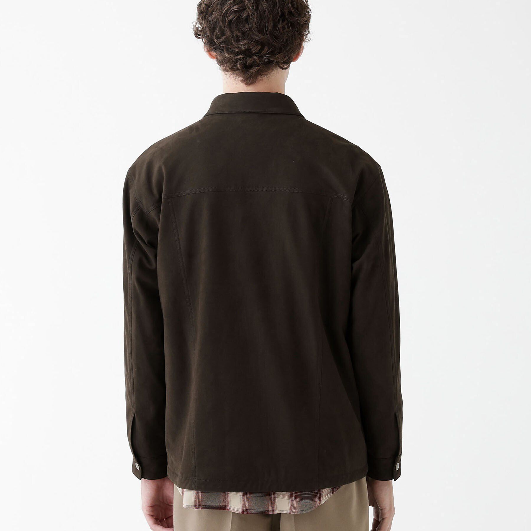 TAKEO KIKUCHI「【THE FLAGSHIP】アマレッタスエード　シャツGジャン」|シャツ・ブラウス|