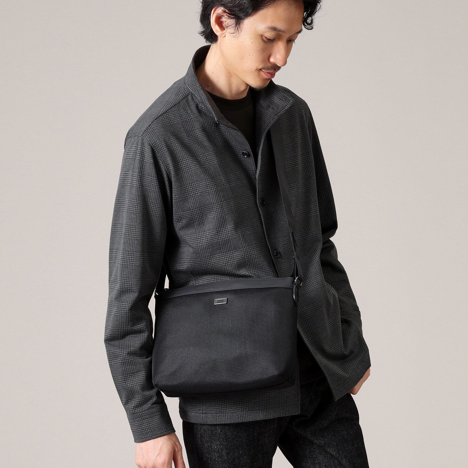 TAKEO KIKUCHI「メッシュコンビ ショルダーバッグ」|ショルダー・メッセンジャー|