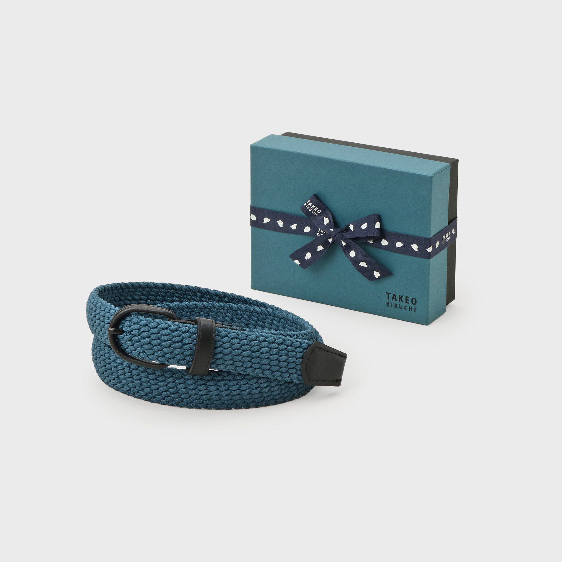 TAKEO KIKUCHI「【ONOFF対応／サイズフリー穴】モノトーンゴムメッシュ」|ベルト|