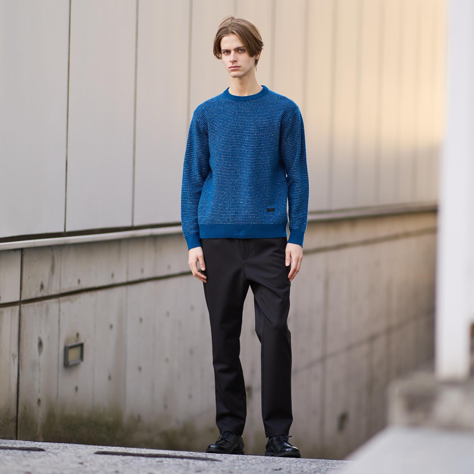 TAKEO KIKUCHI「メランジ ニットプルオーバー」|ニット・セーター|