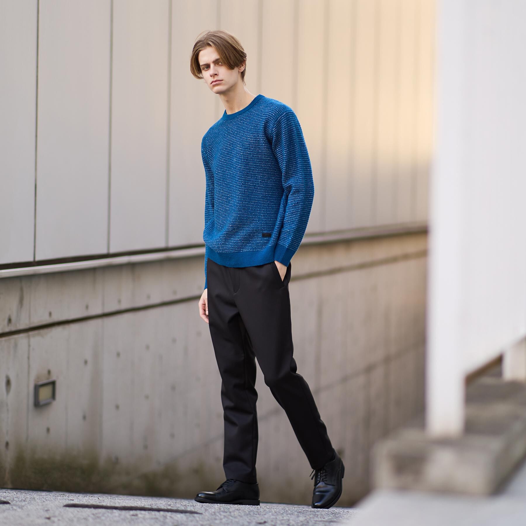 TAKEO KIKUCHI「メランジ ニットプルオーバー」|ニット・セーター|