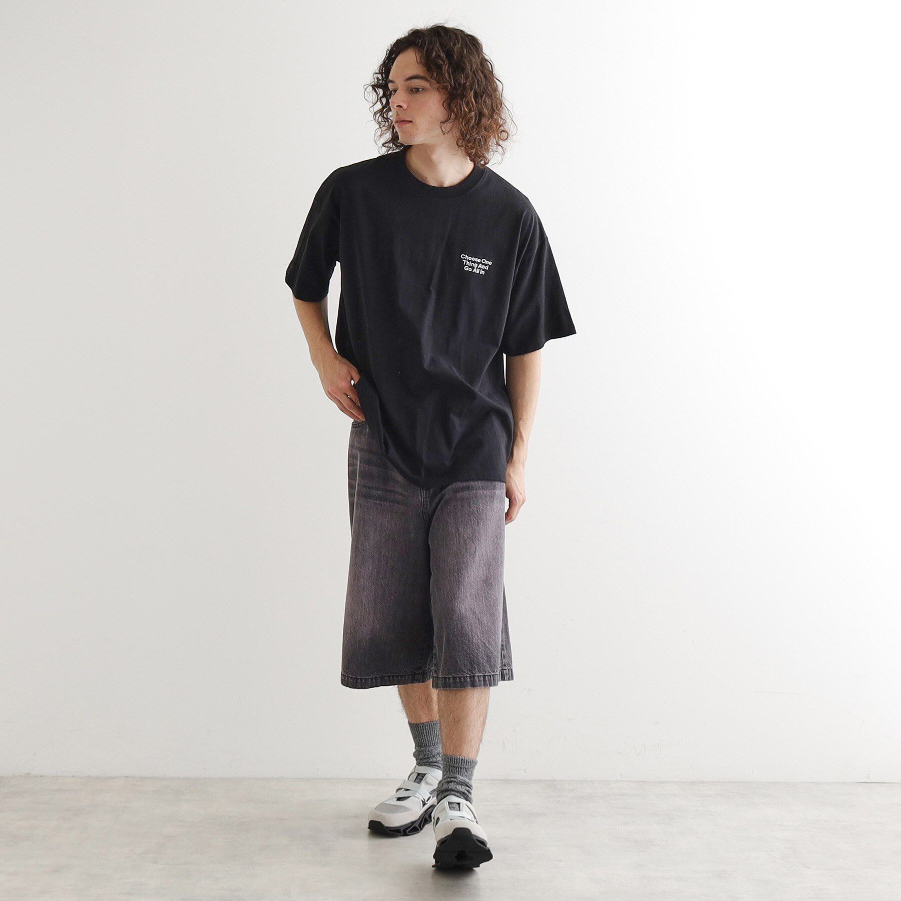 tk.TAKEO KIKUCHI「バックスケート刺繍T－Shirt」|Tシャツ・カットソー|