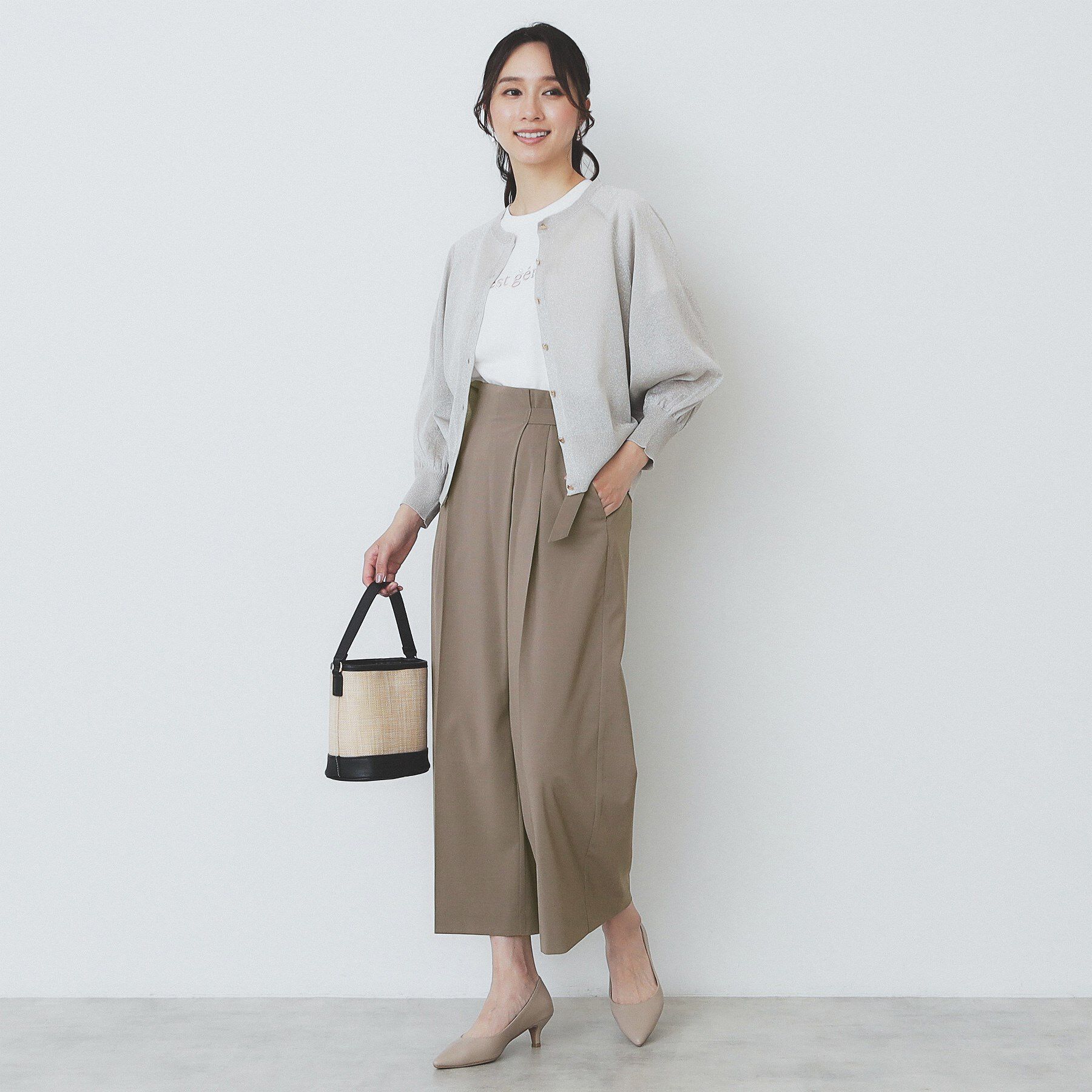 index「ラップストレートパンツ【接触冷感/抗ピル/洗濯機洗い可/イージーアイロン】」|その他|