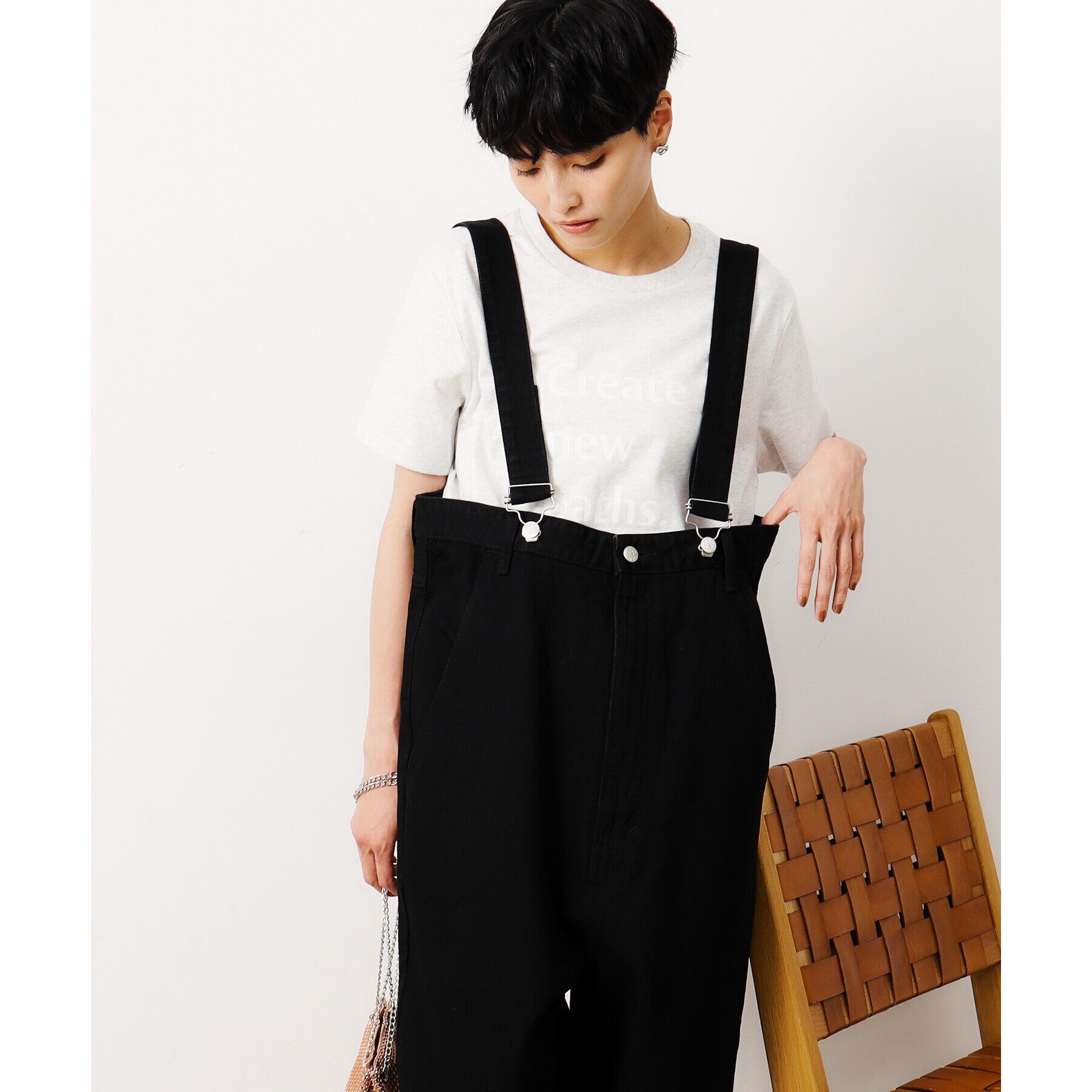 OPAQUE.CLIP「≪Lee別注≫デニムサロペット」|オールインワン|