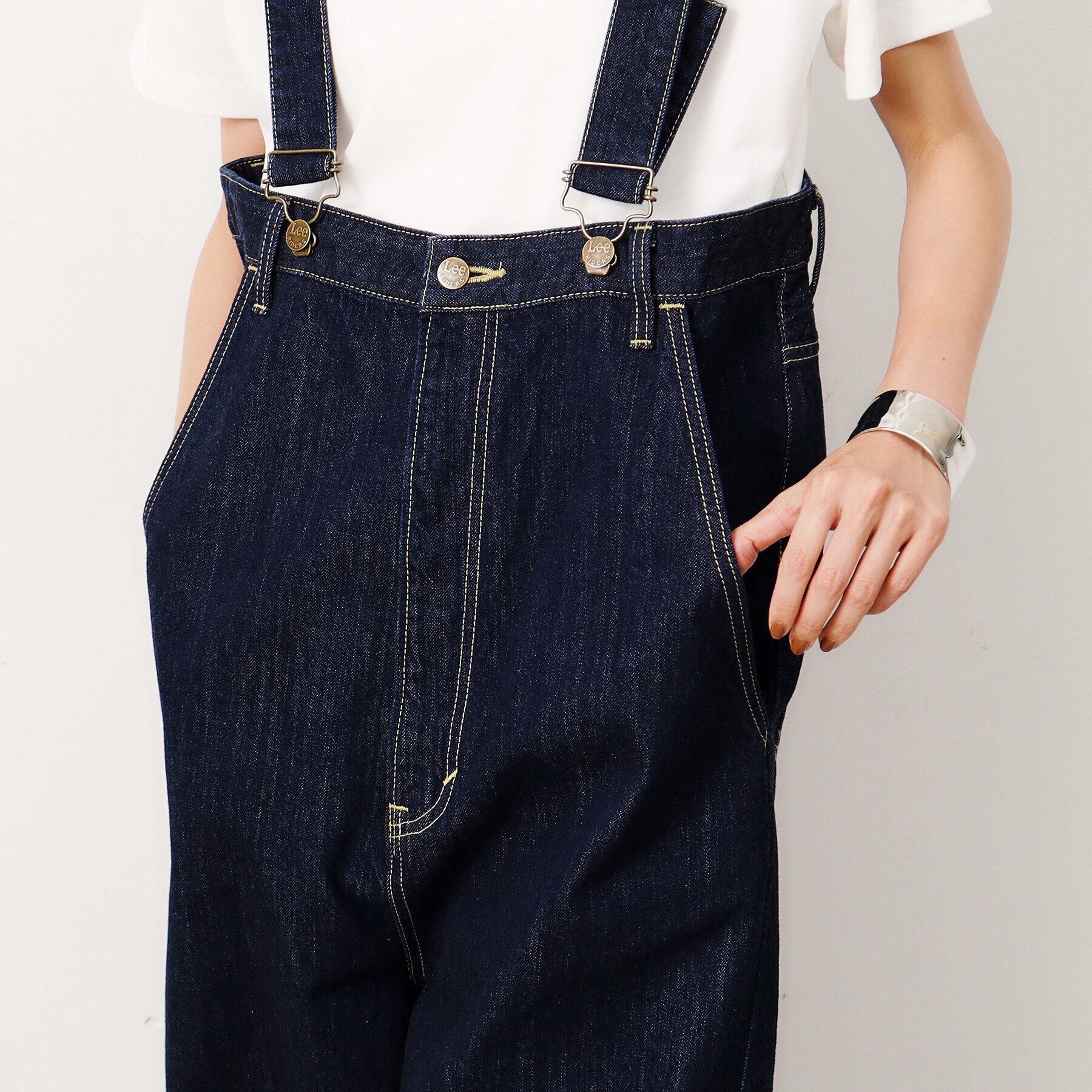 OPAQUE.CLIP「≪Lee別注≫デニムサロペット」|オールインワン|