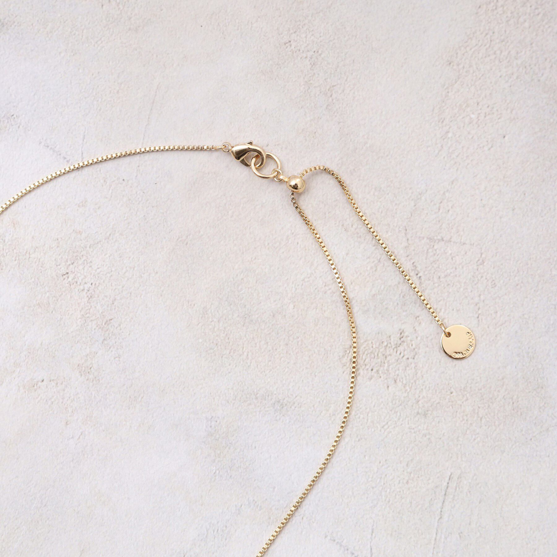 OPAQUE.CLIP「メタルハートビジュースライドネックレス」|ネックレス|