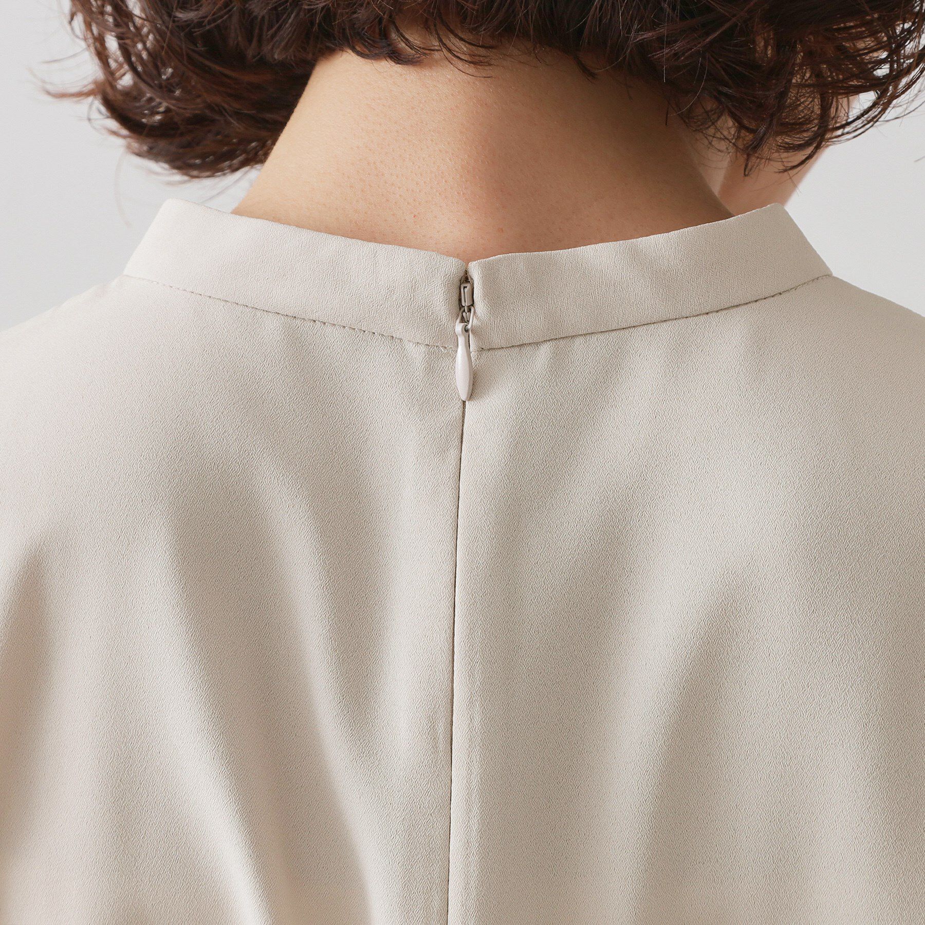 OPAQUE.CLIP「≪通勤・セレモニー対応≫ジョーゼットプリーツワンピース【洗濯機OK】」|ワンピース|