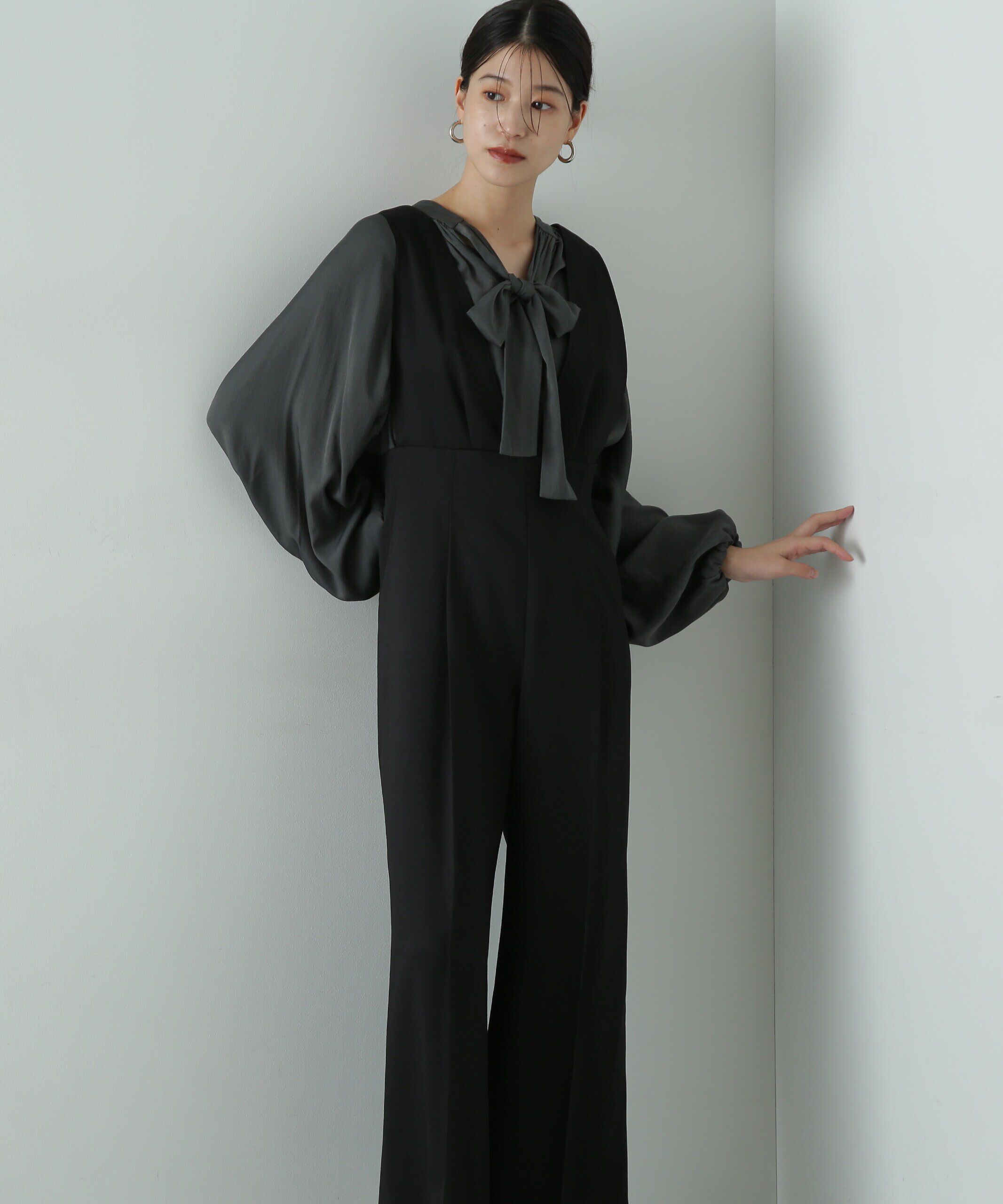  「前後2wayボウタイブラウス」|シャツ・ブラウス|