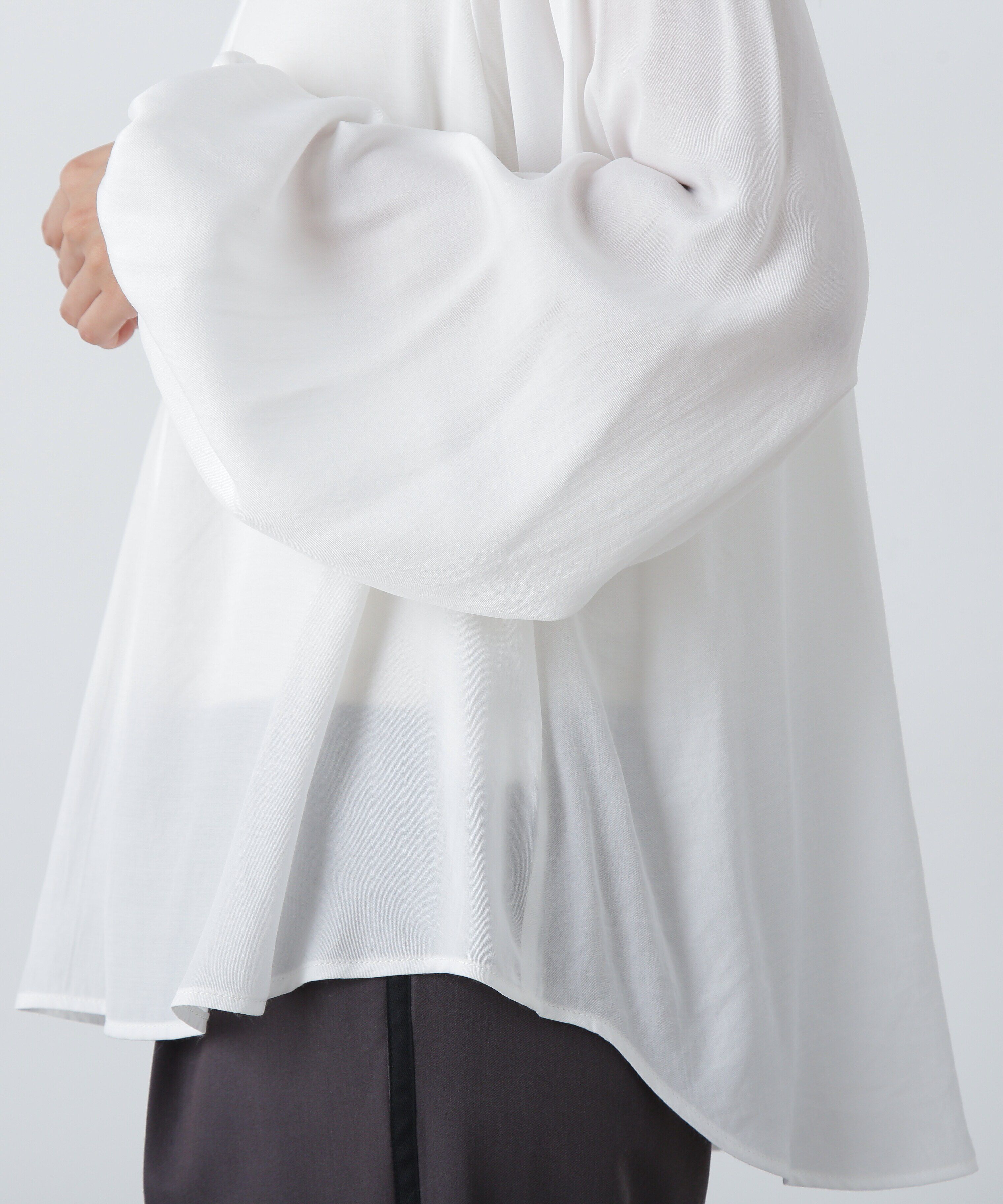  「前後2wayボウタイブラウス」|シャツ・ブラウス|