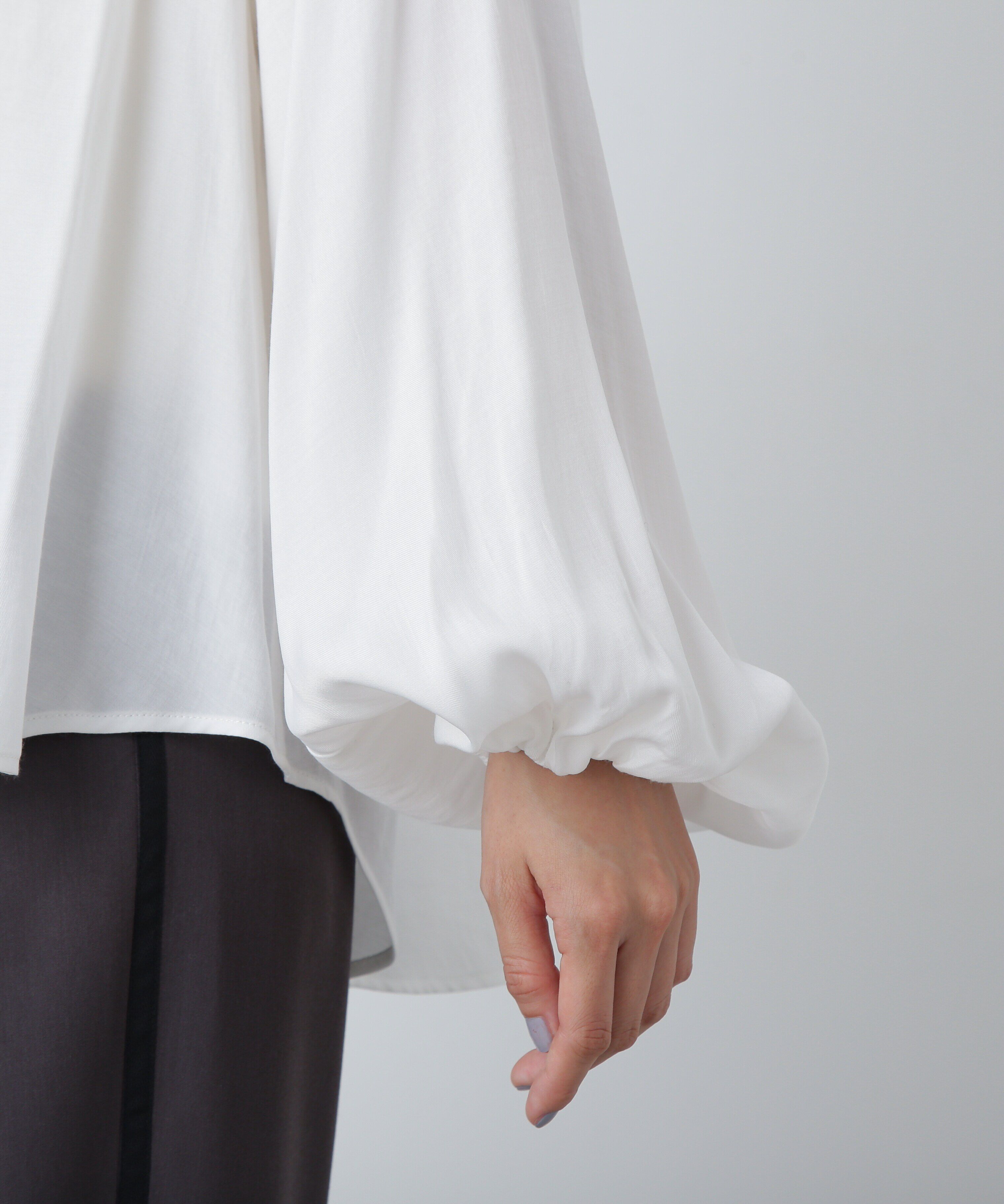  「前後2wayボウタイブラウス」|シャツ・ブラウス|