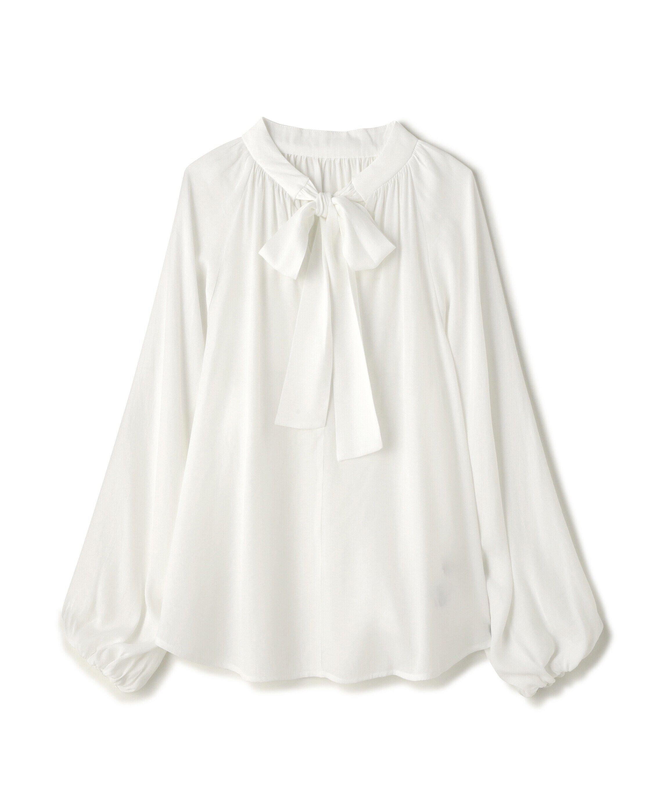  「前後2wayボウタイブラウス」|シャツ・ブラウス|