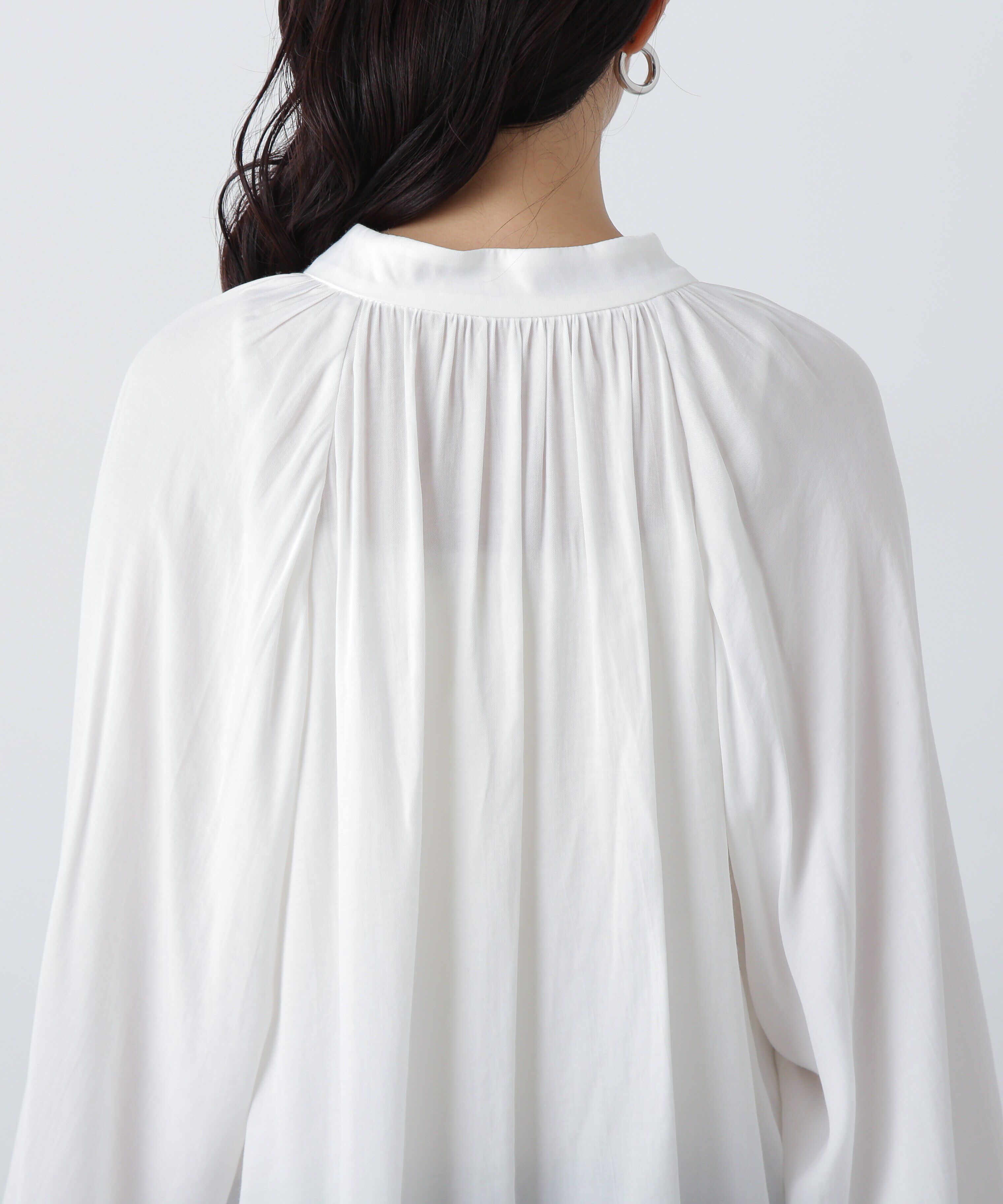  「前後2wayボウタイブラウス」|シャツ・ブラウス|