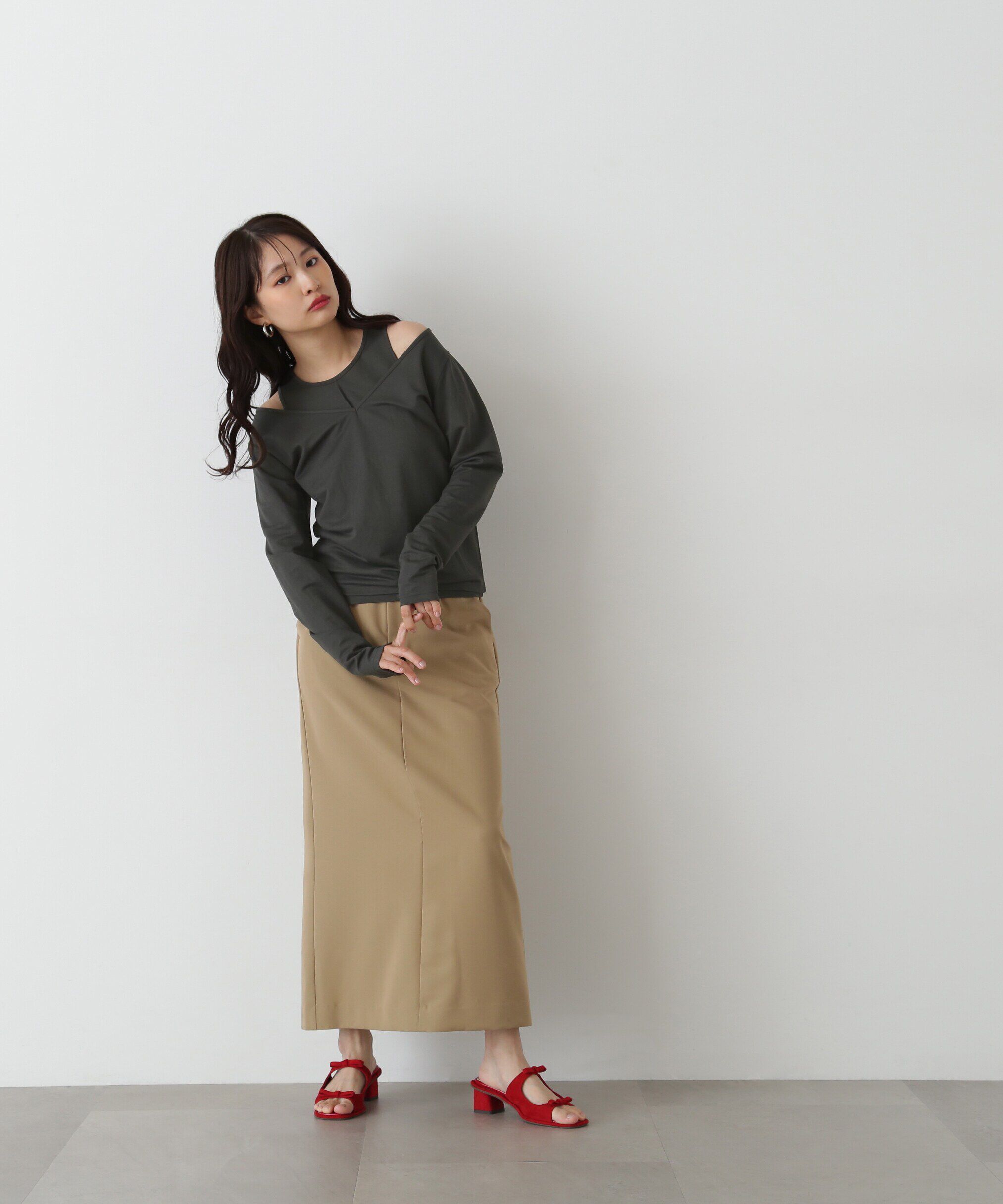  「タンク&times;ロンTレイヤードカットソー」|Tシャツ・カットソー|