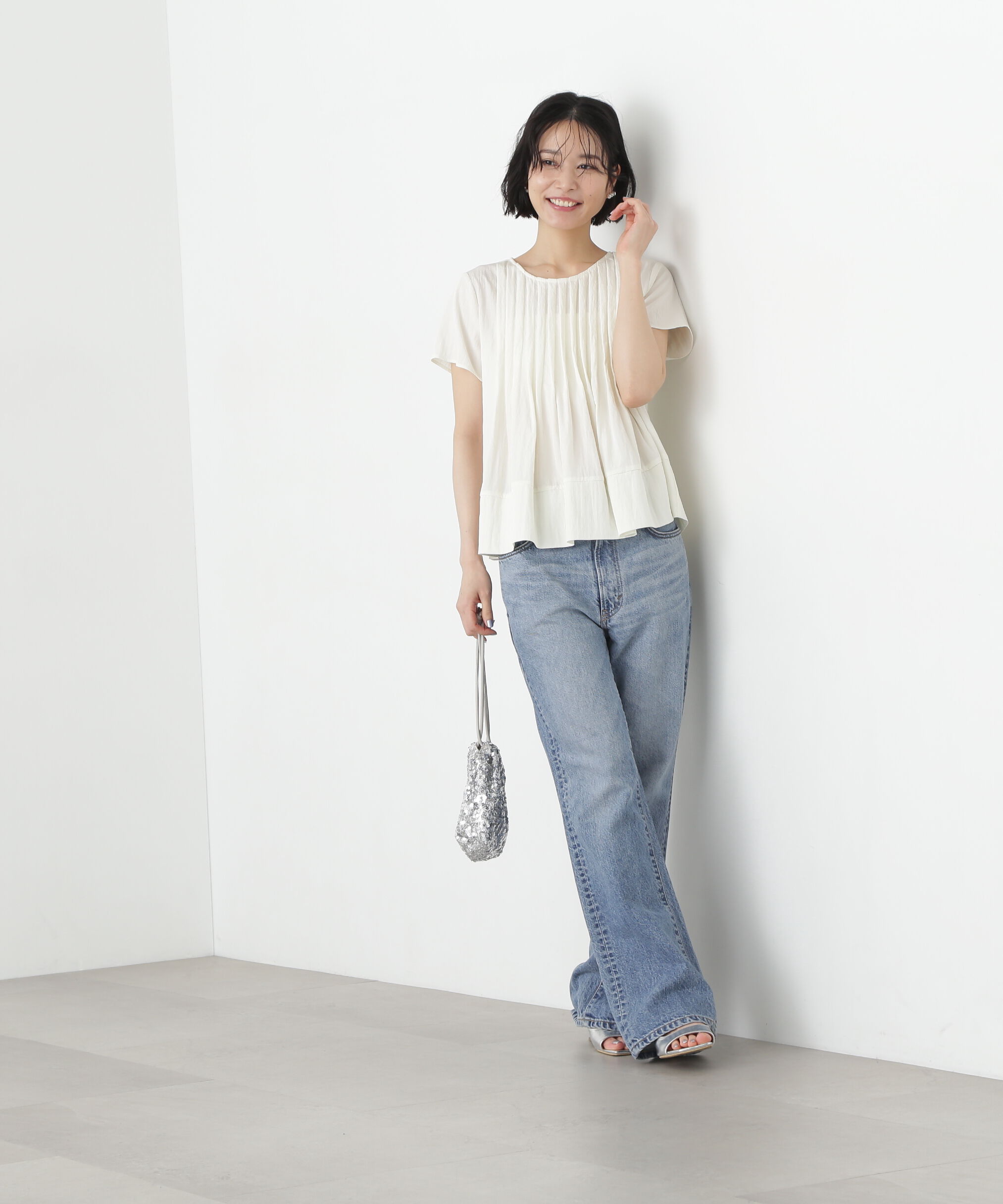  「タックフルブラウス」|シャツ・ブラウス|