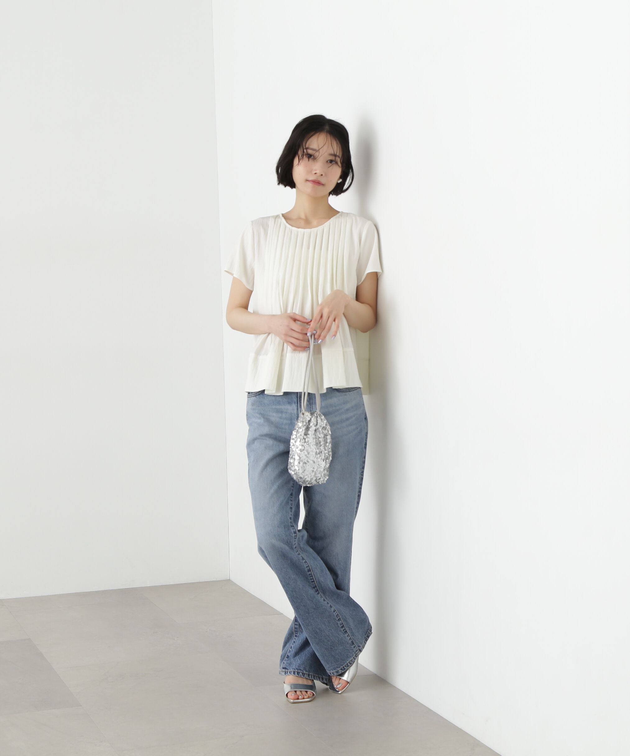  「タックフルブラウス」|シャツ・ブラウス|