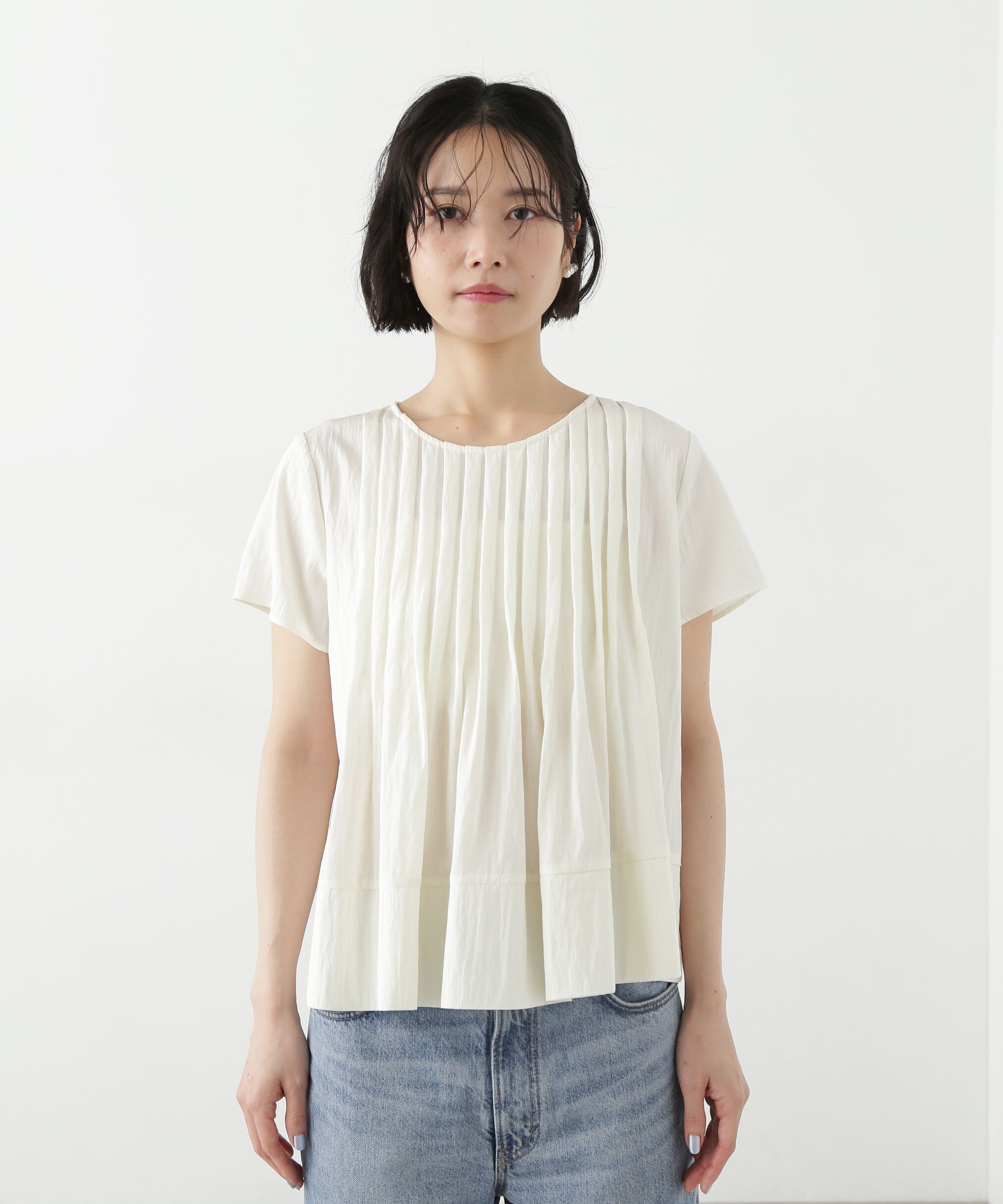  「タックフルブラウス」|シャツ・ブラウス|