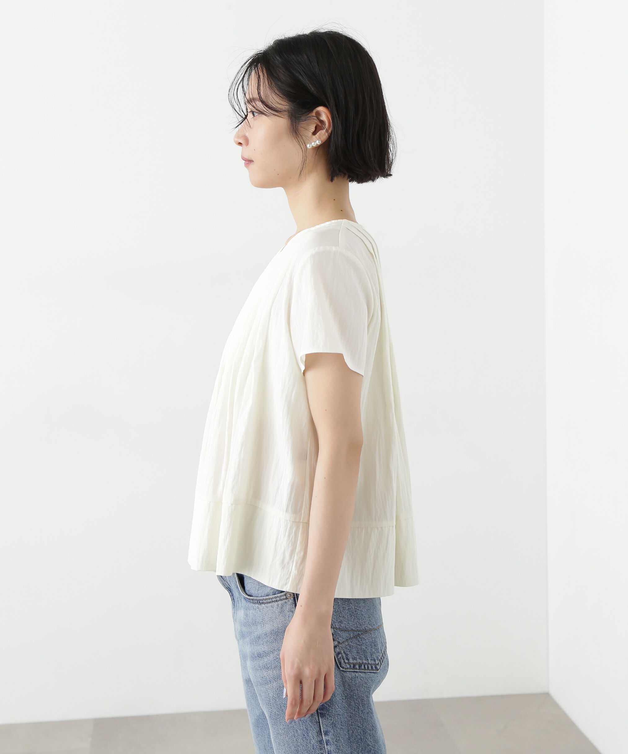  「タックフルブラウス」|シャツ・ブラウス|