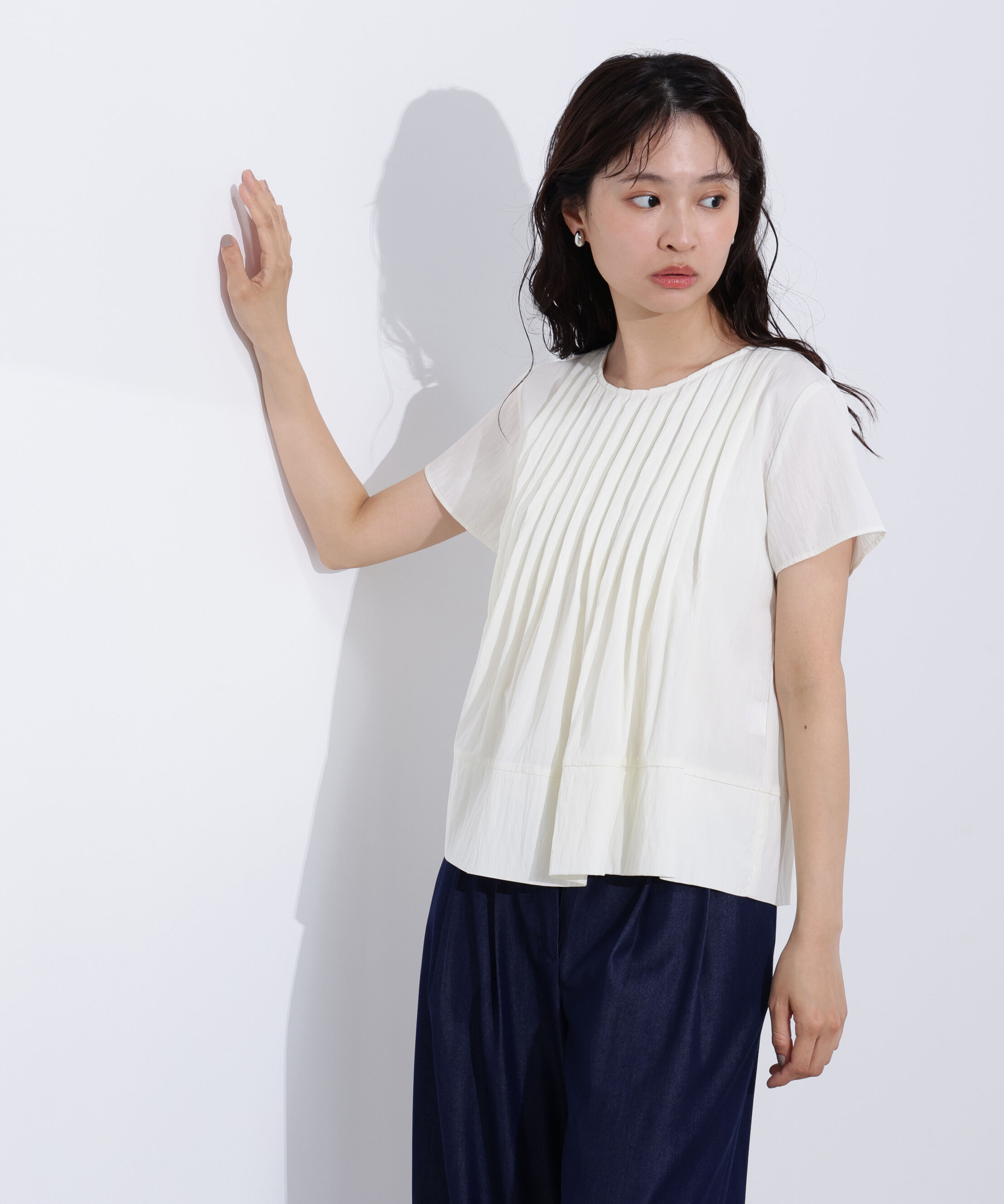  「タックフルブラウス」|シャツ・ブラウス|