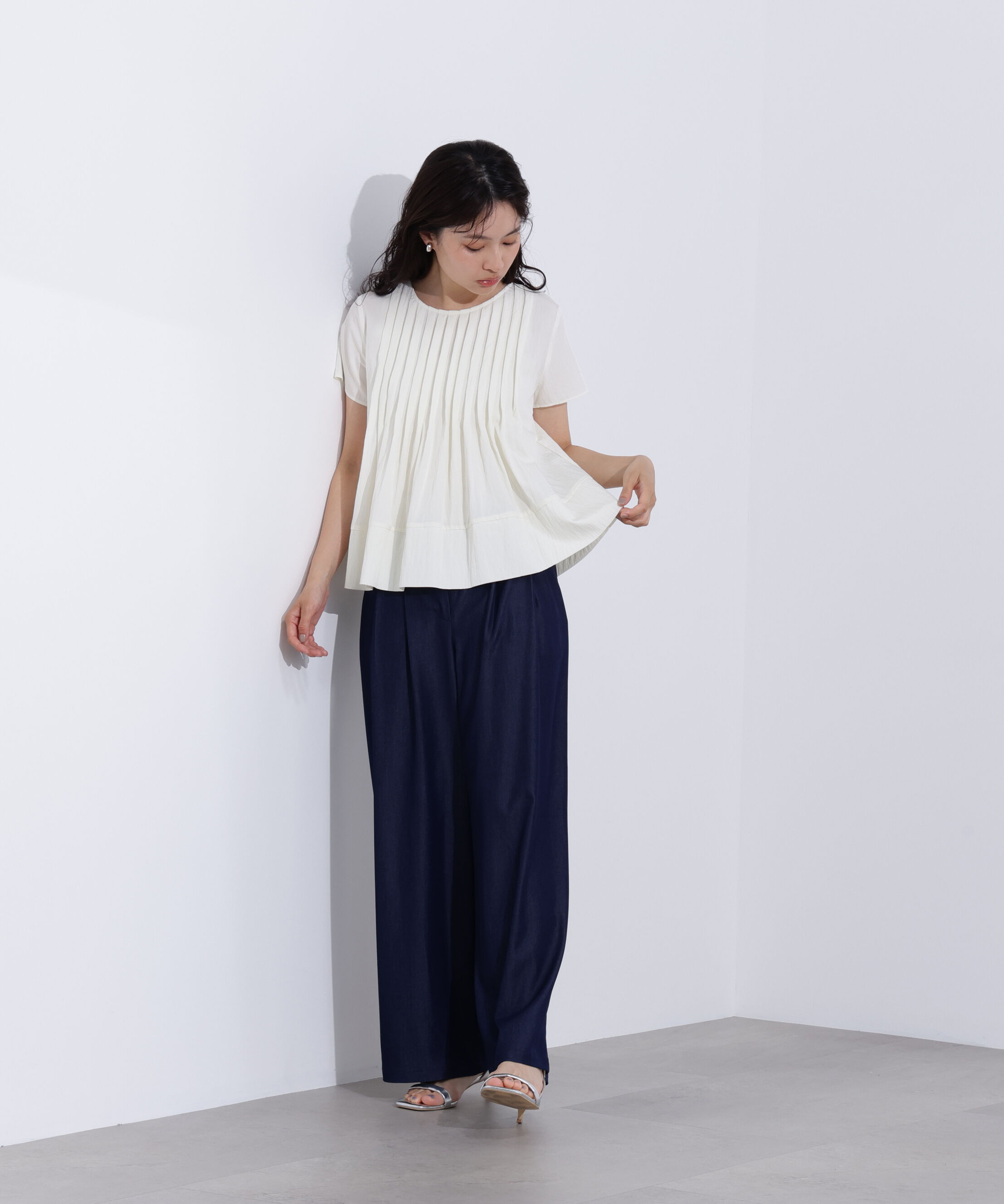  「タックフルブラウス」|シャツ・ブラウス|