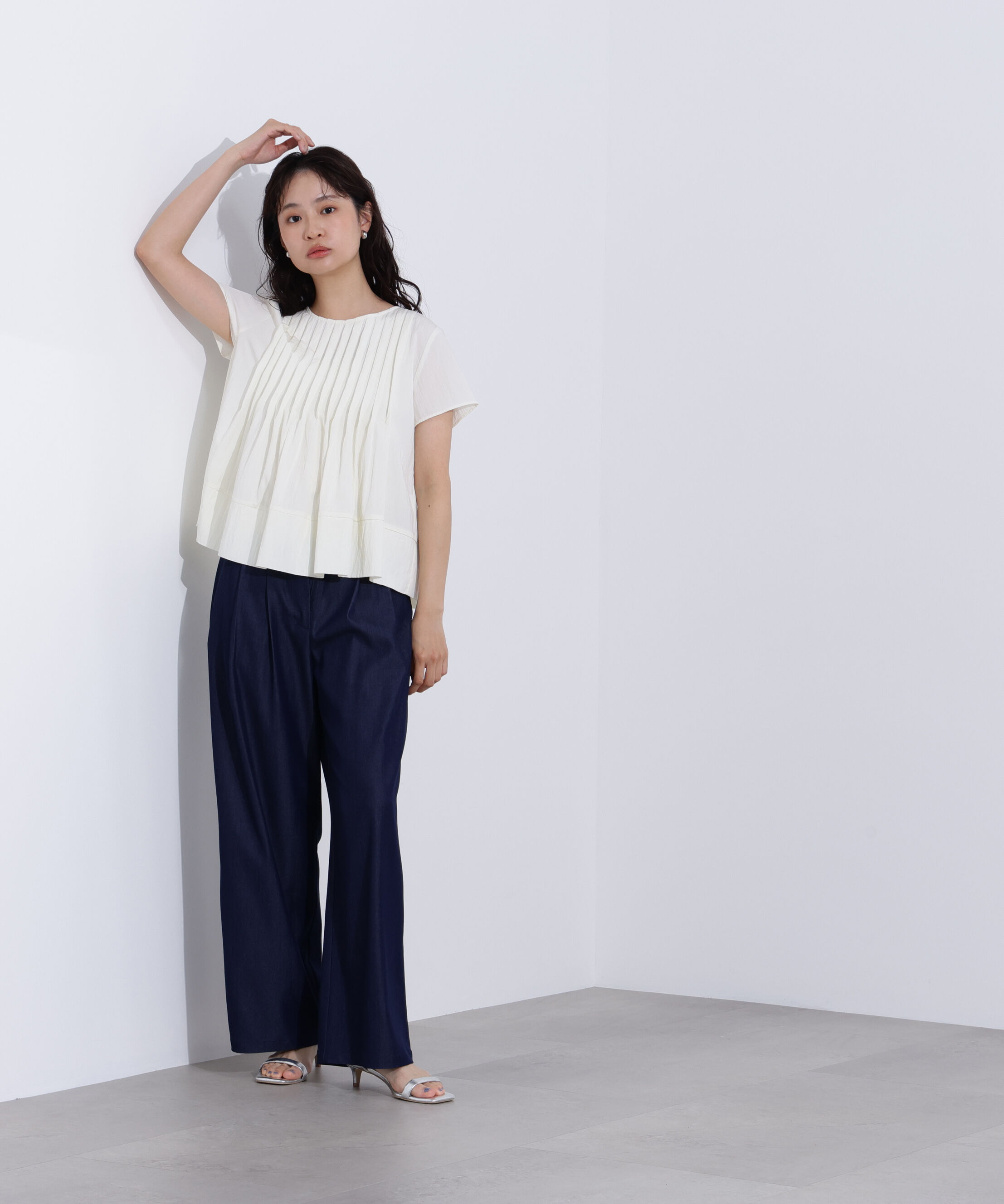  「タックフルブラウス」|シャツ・ブラウス|