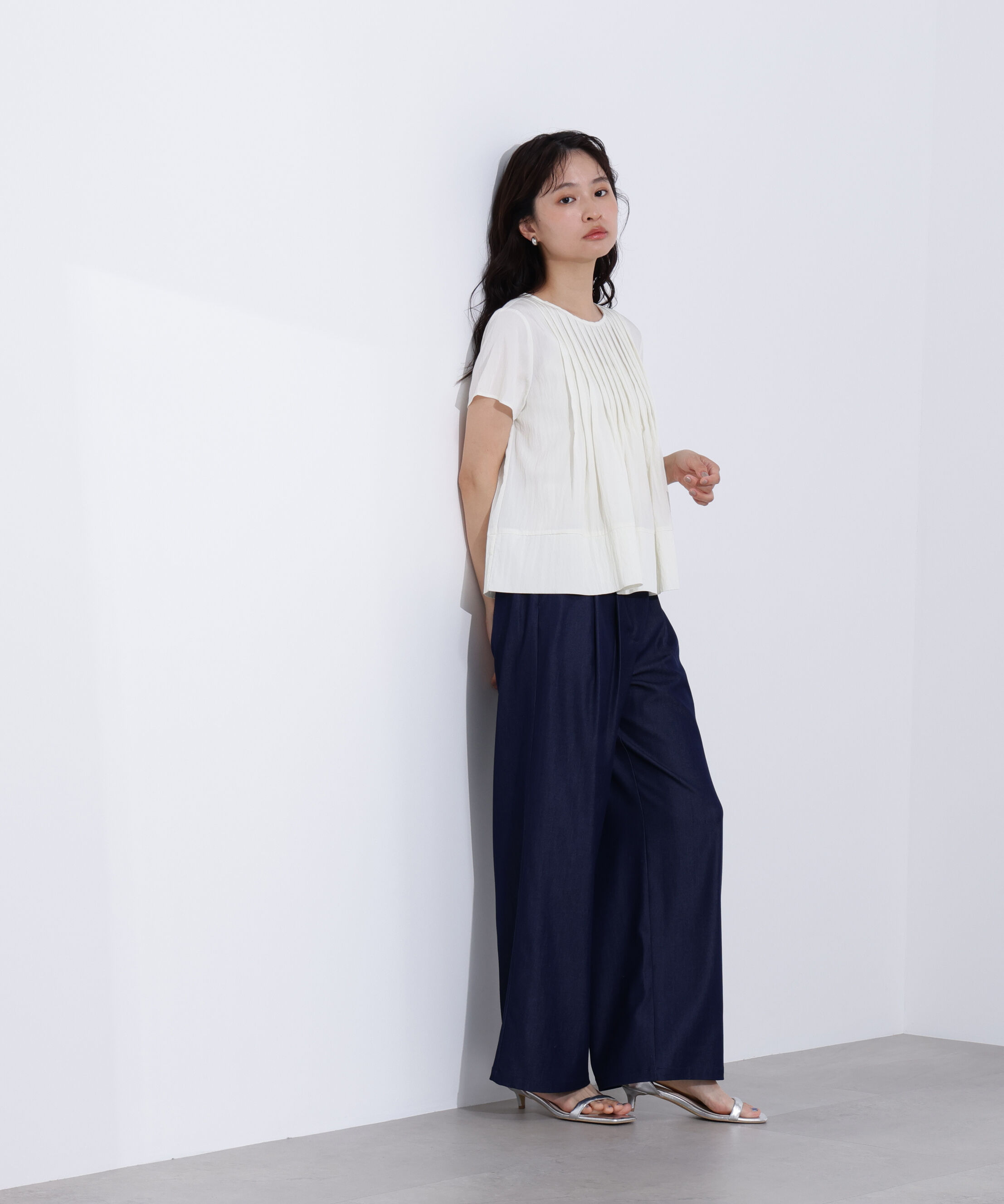  「タックフルブラウス」|シャツ・ブラウス|