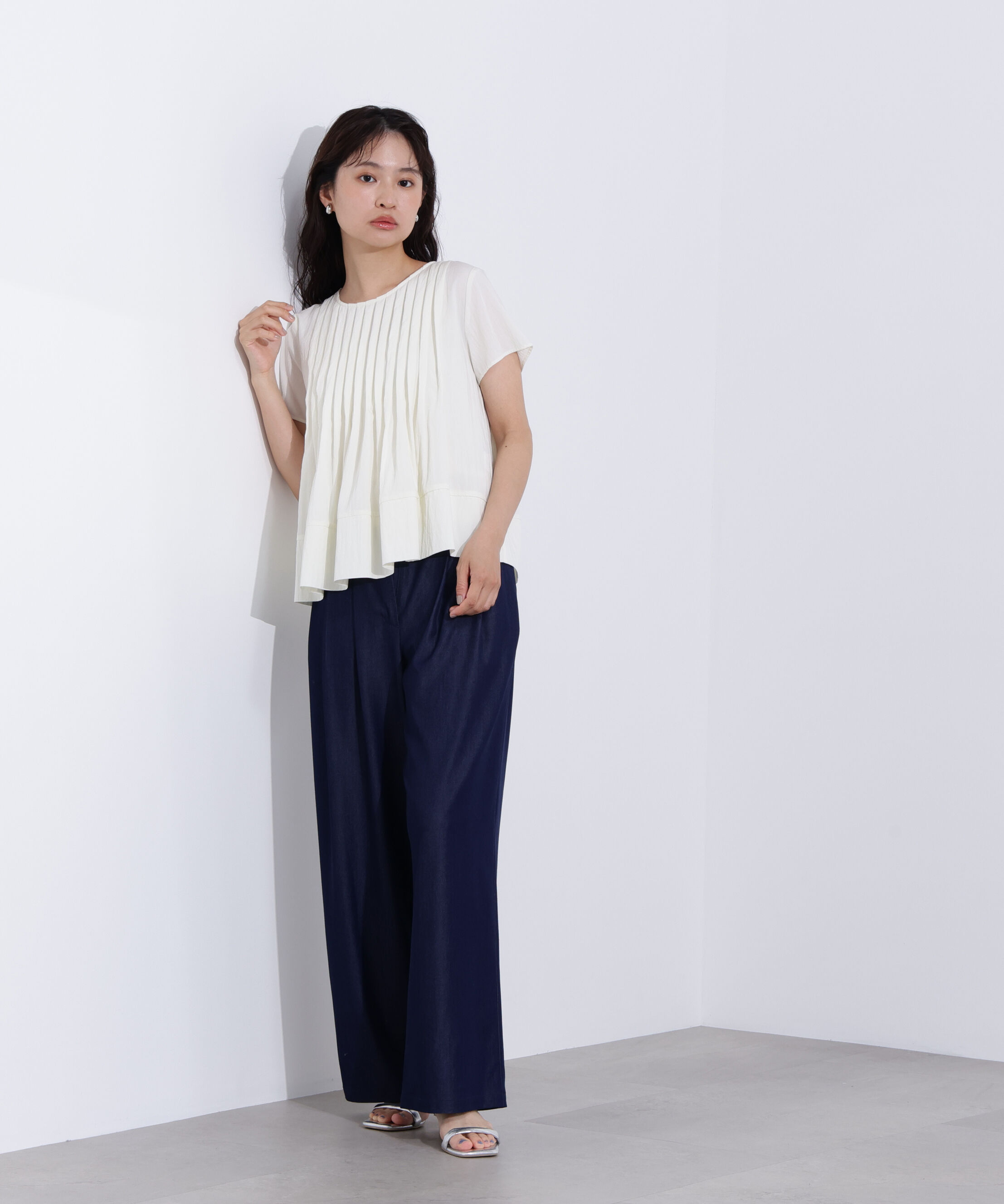  「タックフルブラウス」|シャツ・ブラウス|