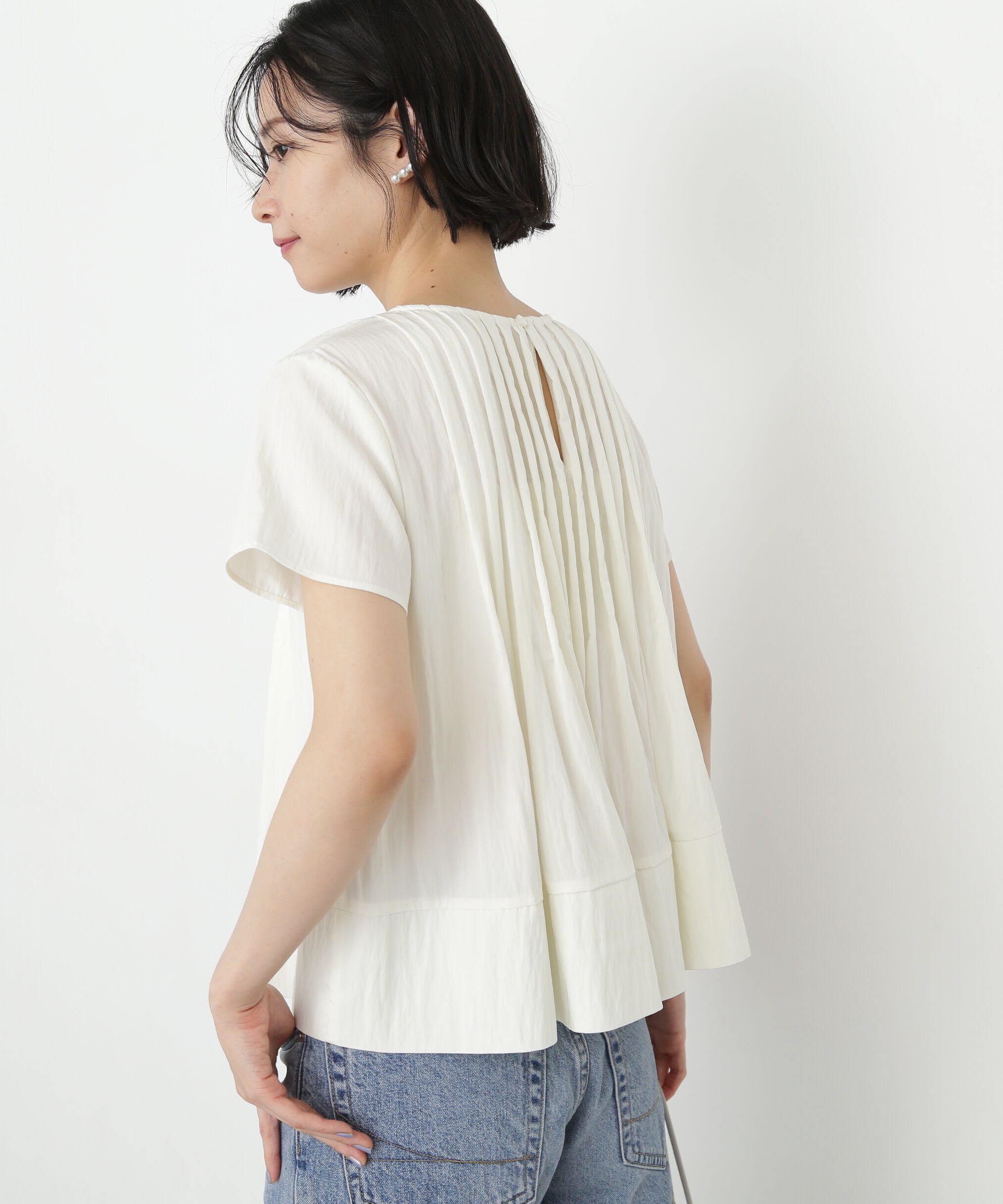  「タックフルブラウス」|シャツ・ブラウス|