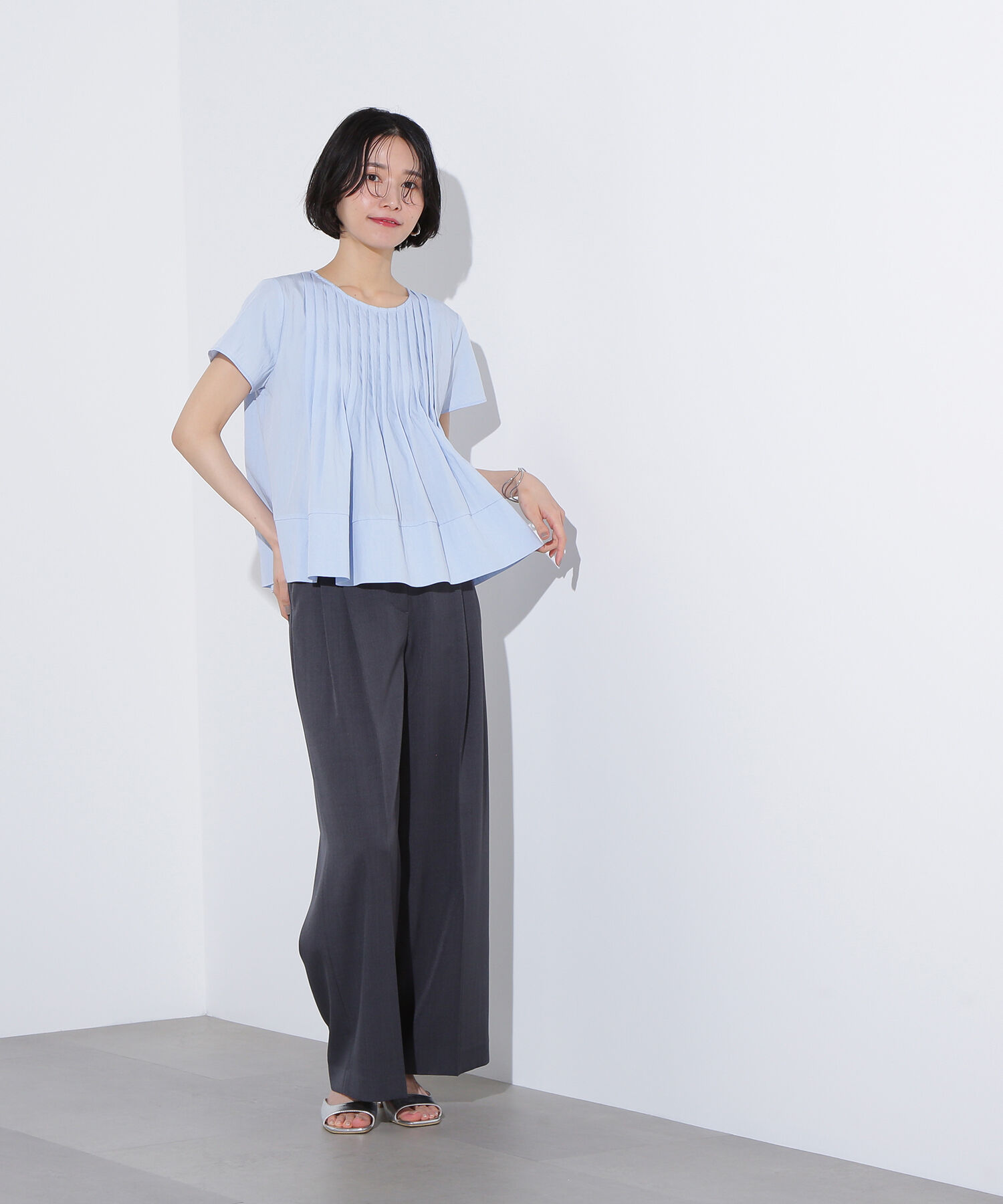  「タックフルブラウス」|シャツ・ブラウス|