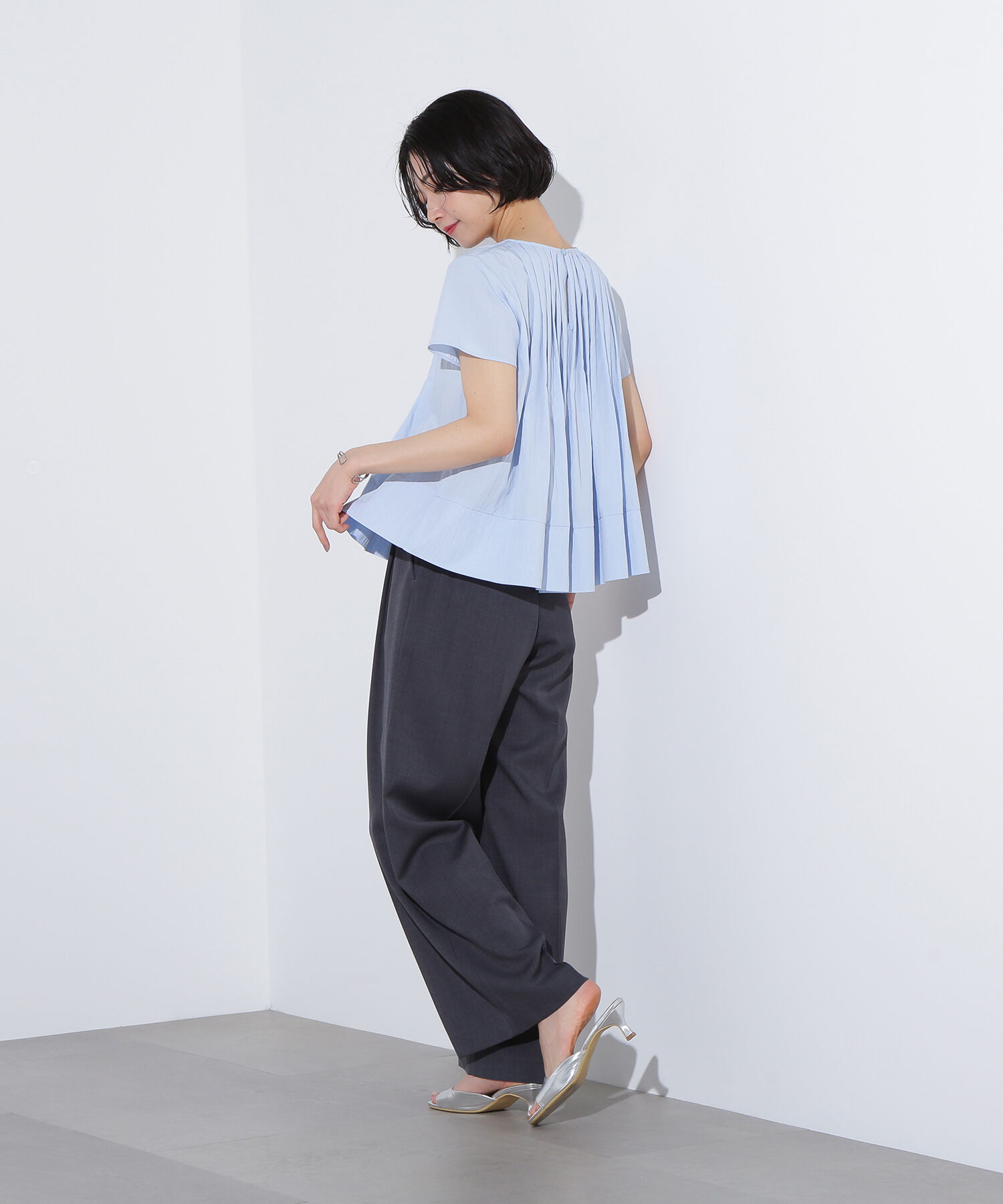  「タックフルブラウス」|シャツ・ブラウス|