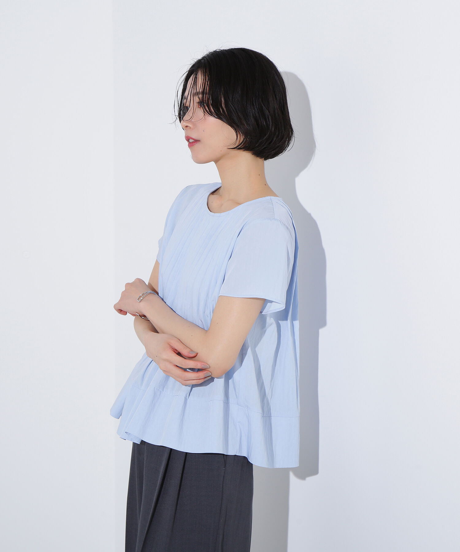  「タックフルブラウス」|シャツ・ブラウス|