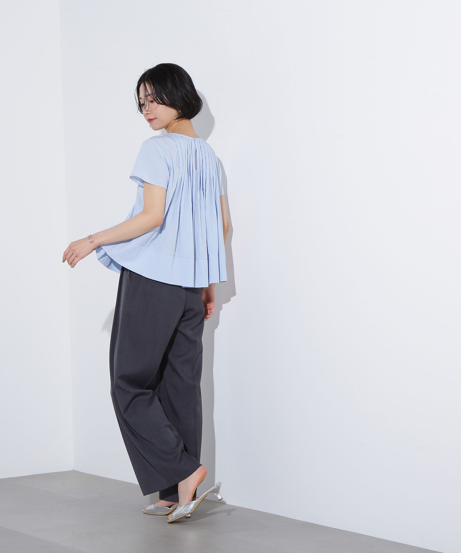  「タックフルブラウス」|シャツ・ブラウス|