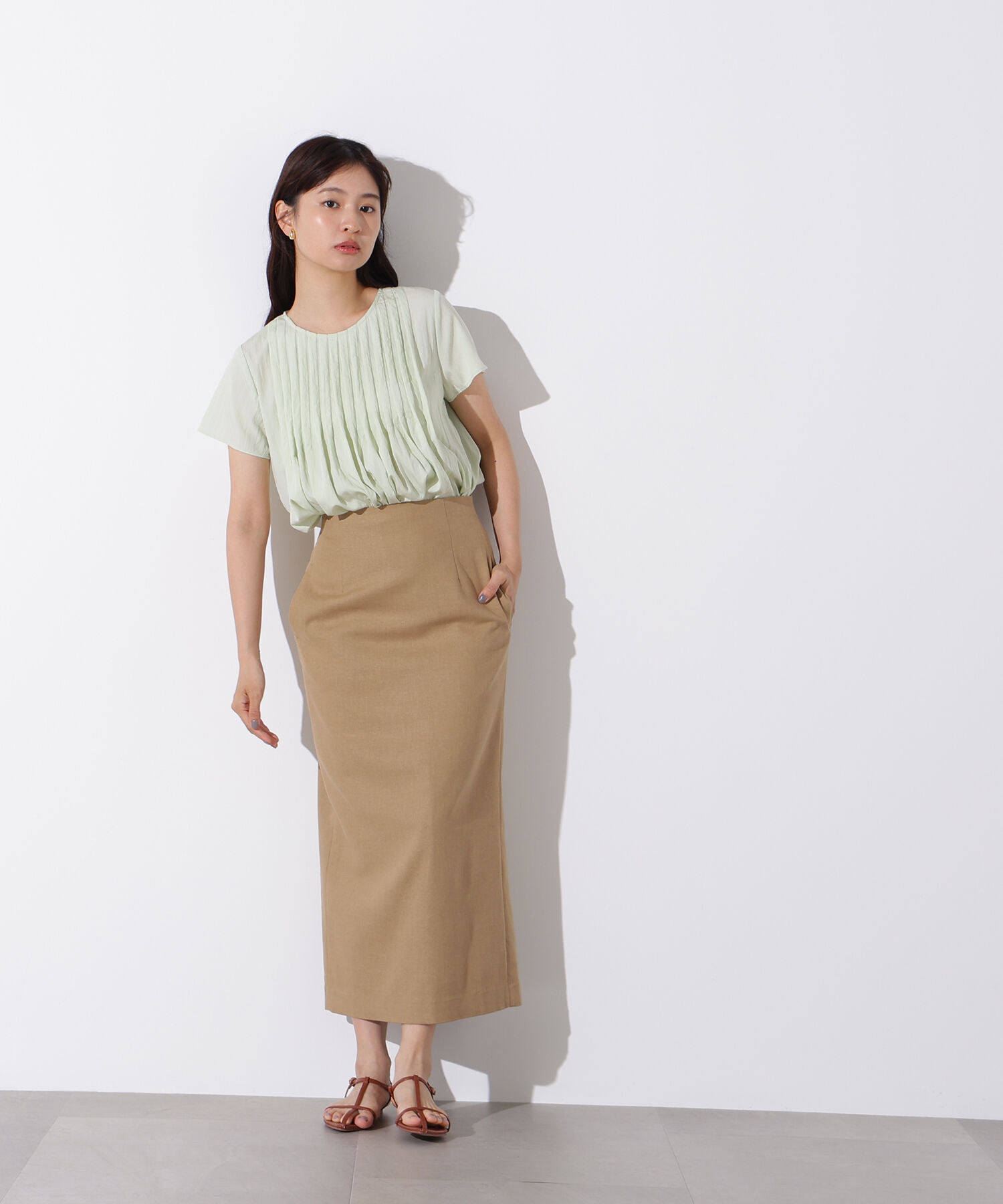  「タックフルブラウス」|シャツ・ブラウス|