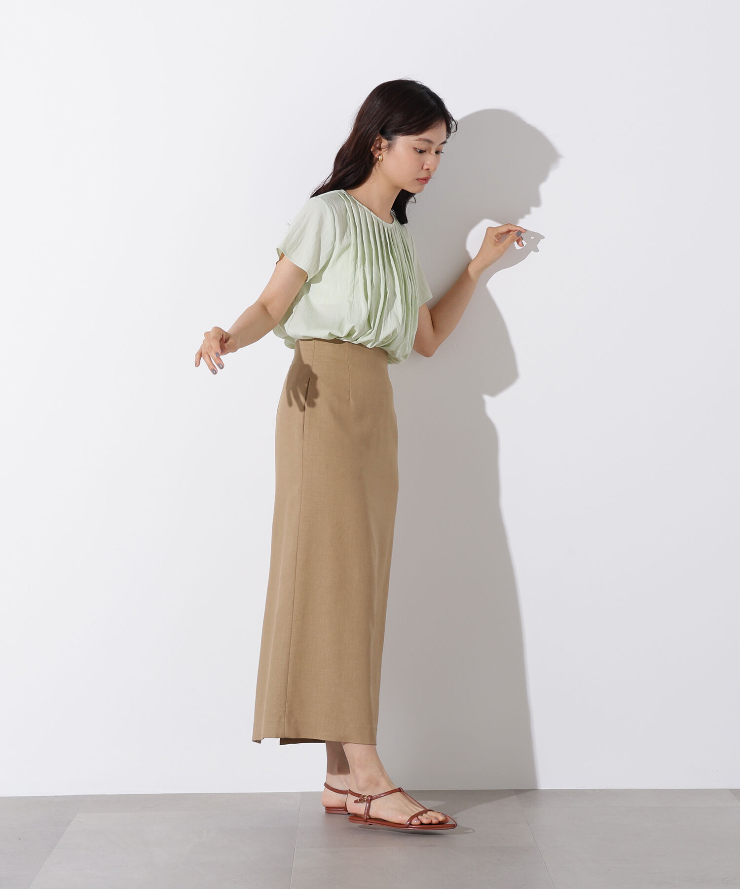  「タックフルブラウス」|シャツ・ブラウス|