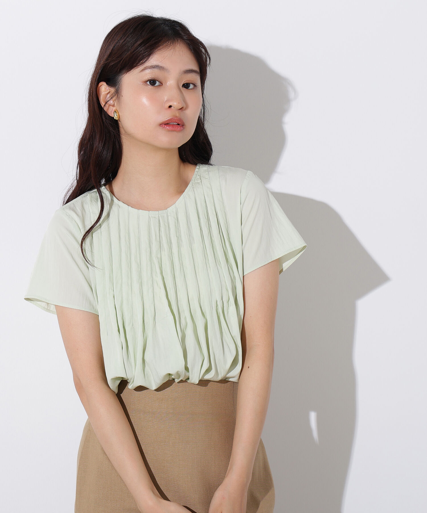  「タックフルブラウス」|シャツ・ブラウス|