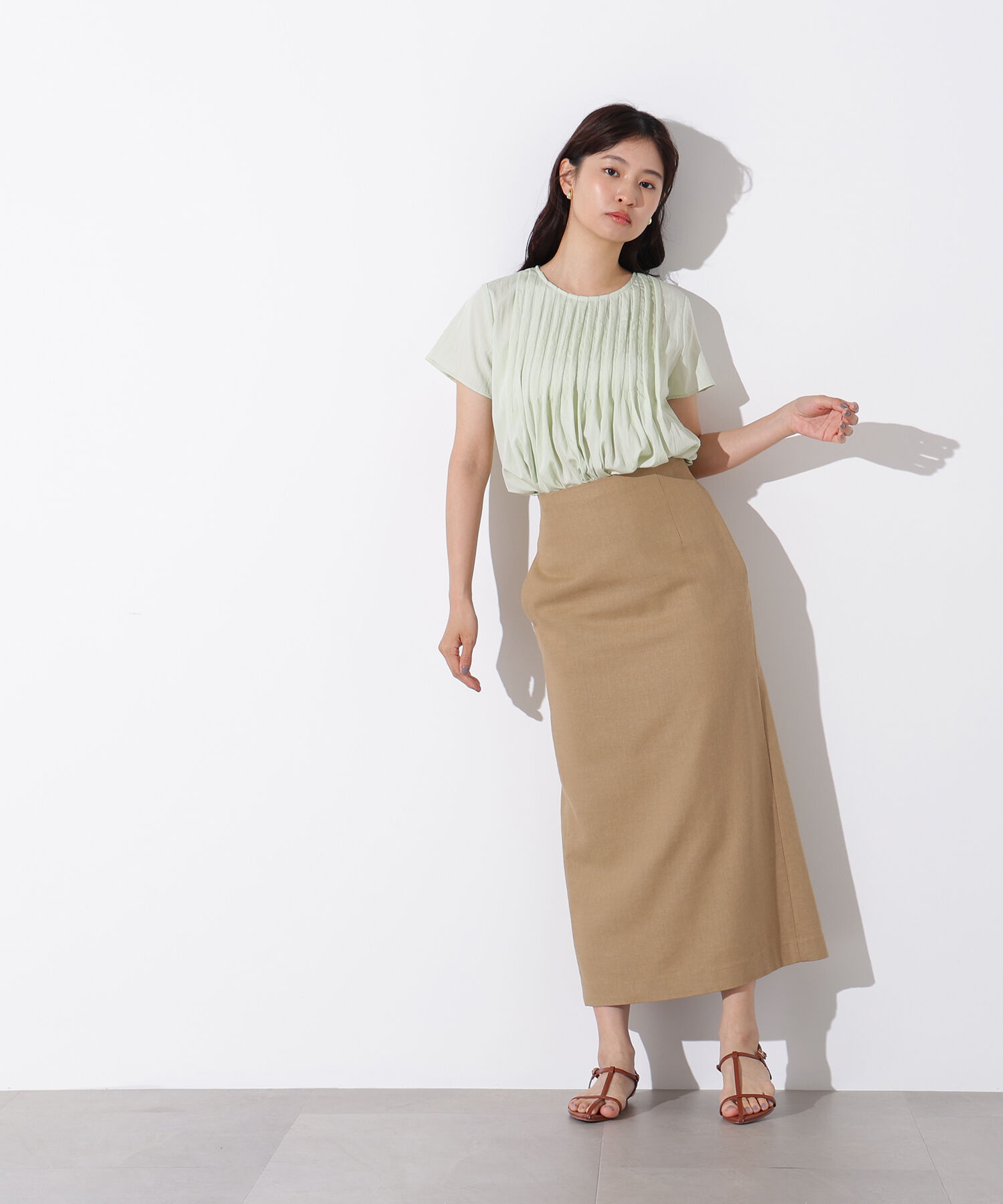  「タックフルブラウス」|シャツ・ブラウス|