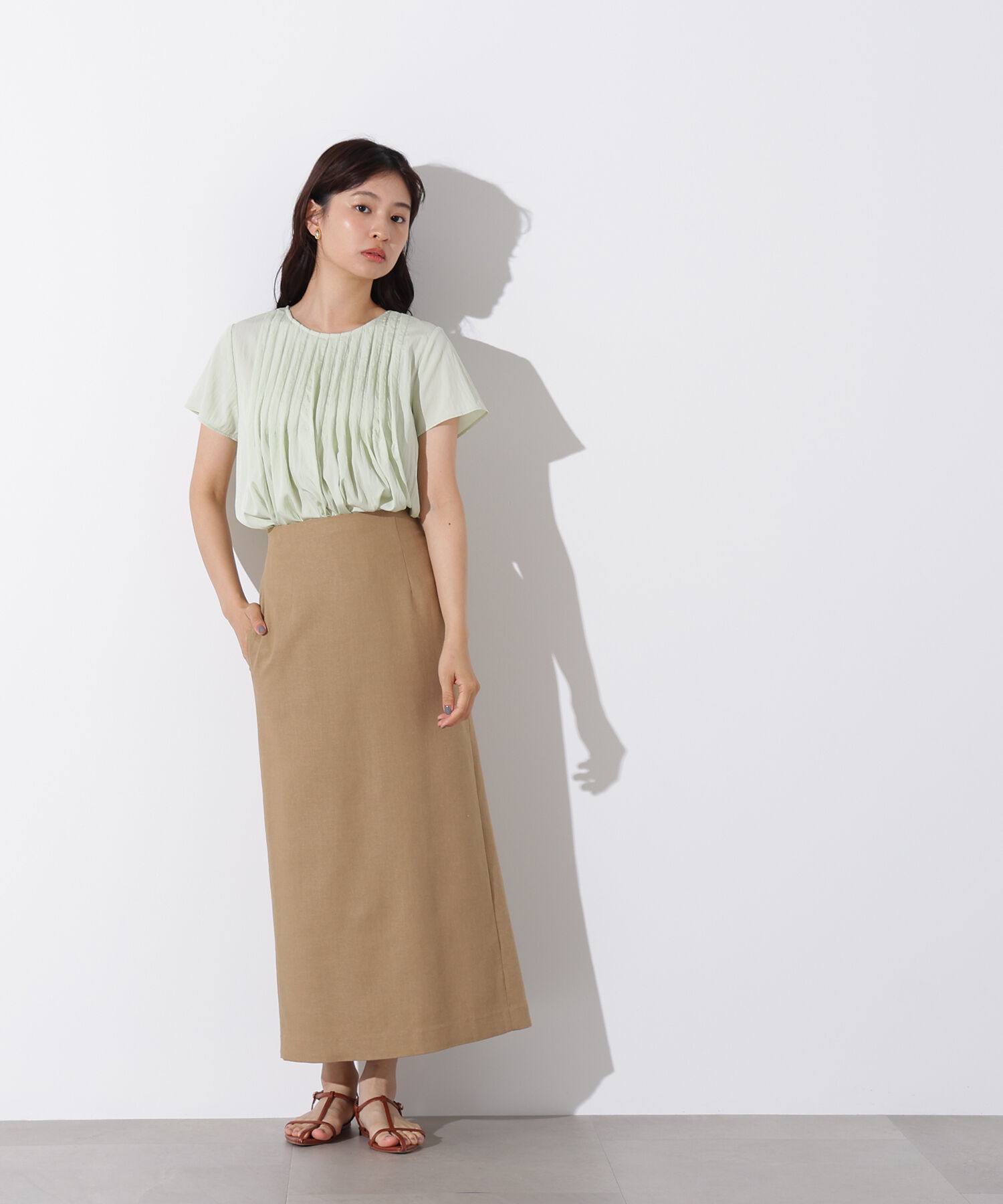  「タックフルブラウス」|シャツ・ブラウス|