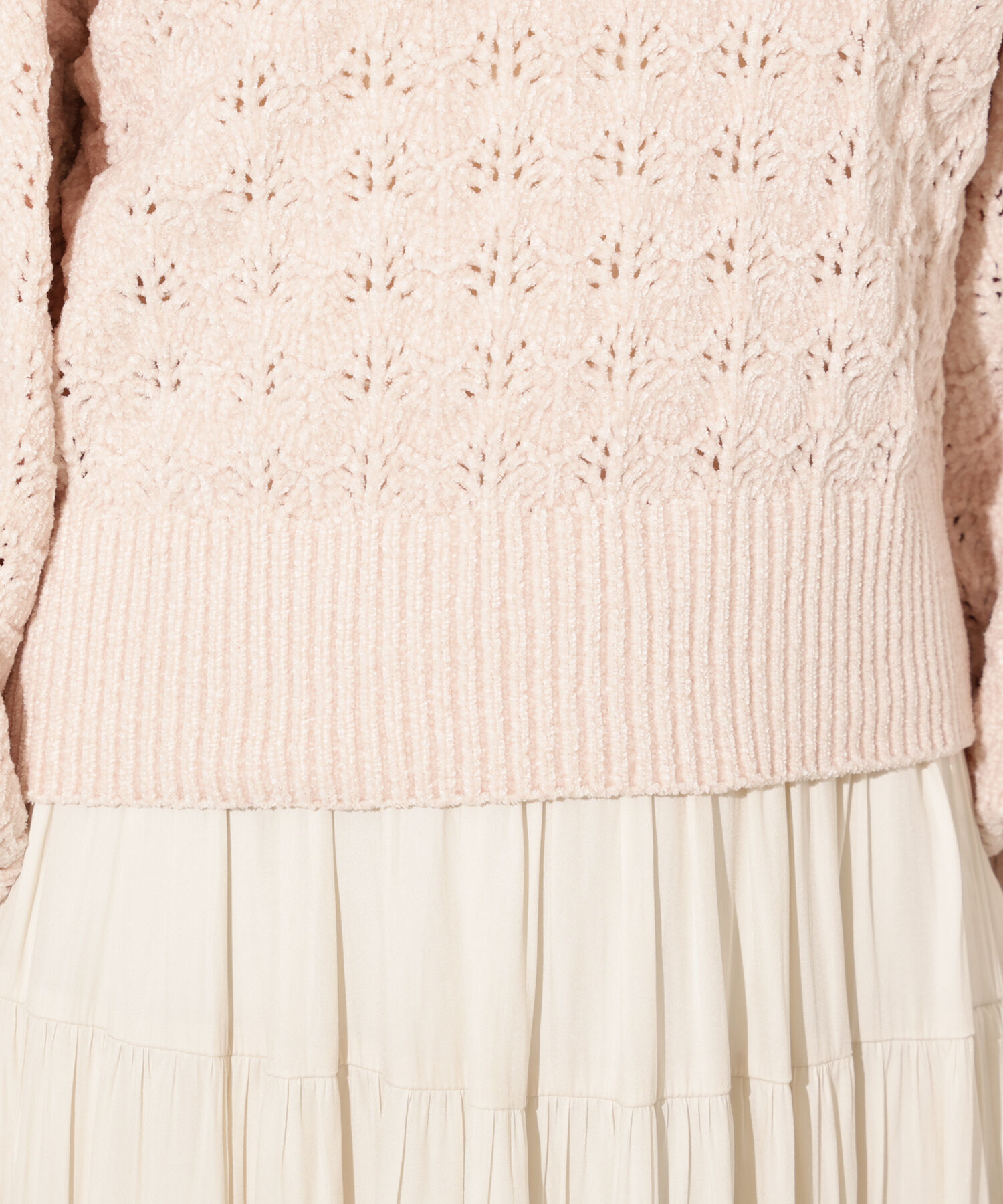  「モールアイレットニット」|ニット・セーター|