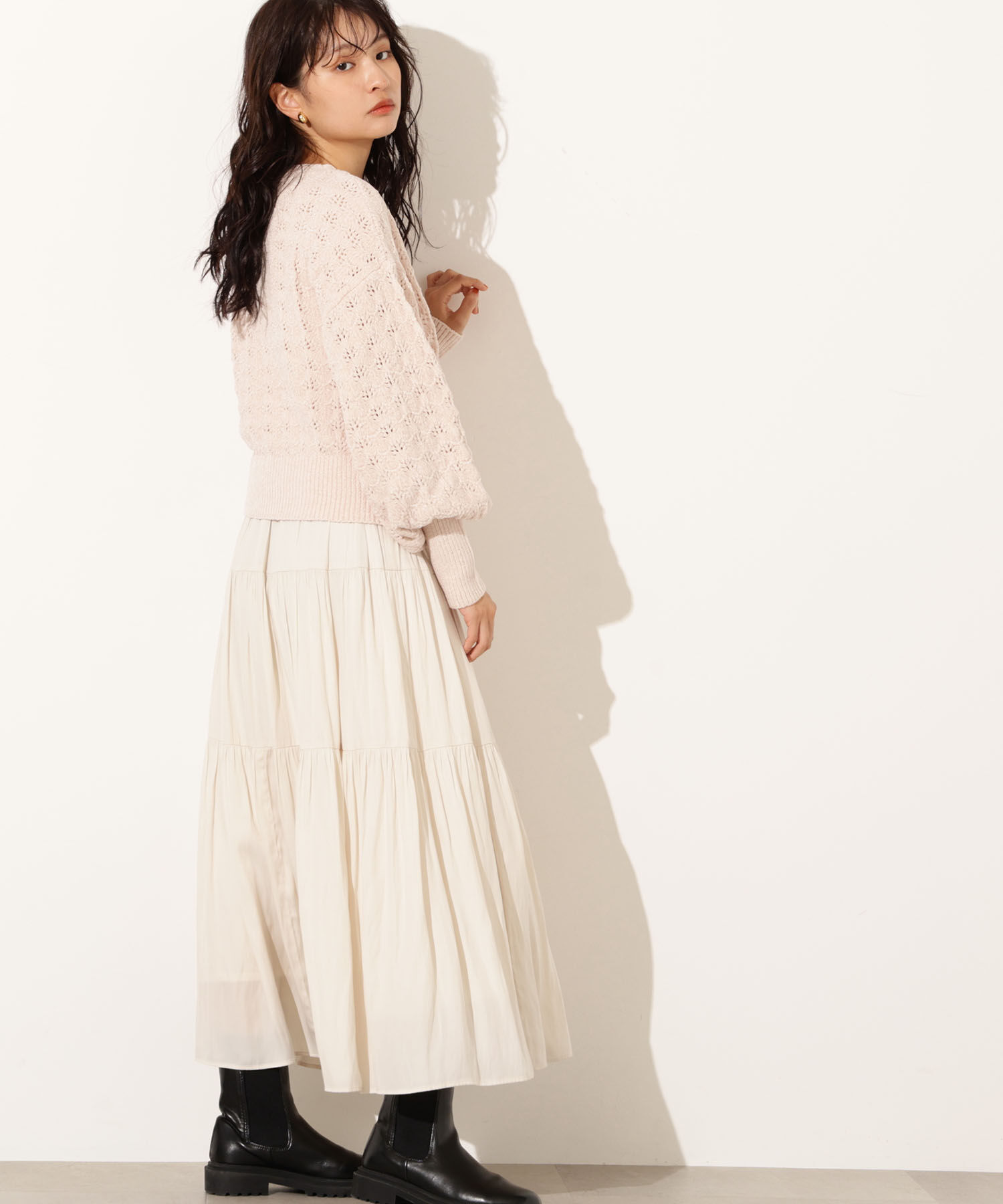  「モールアイレットニット」|ニット・セーター|