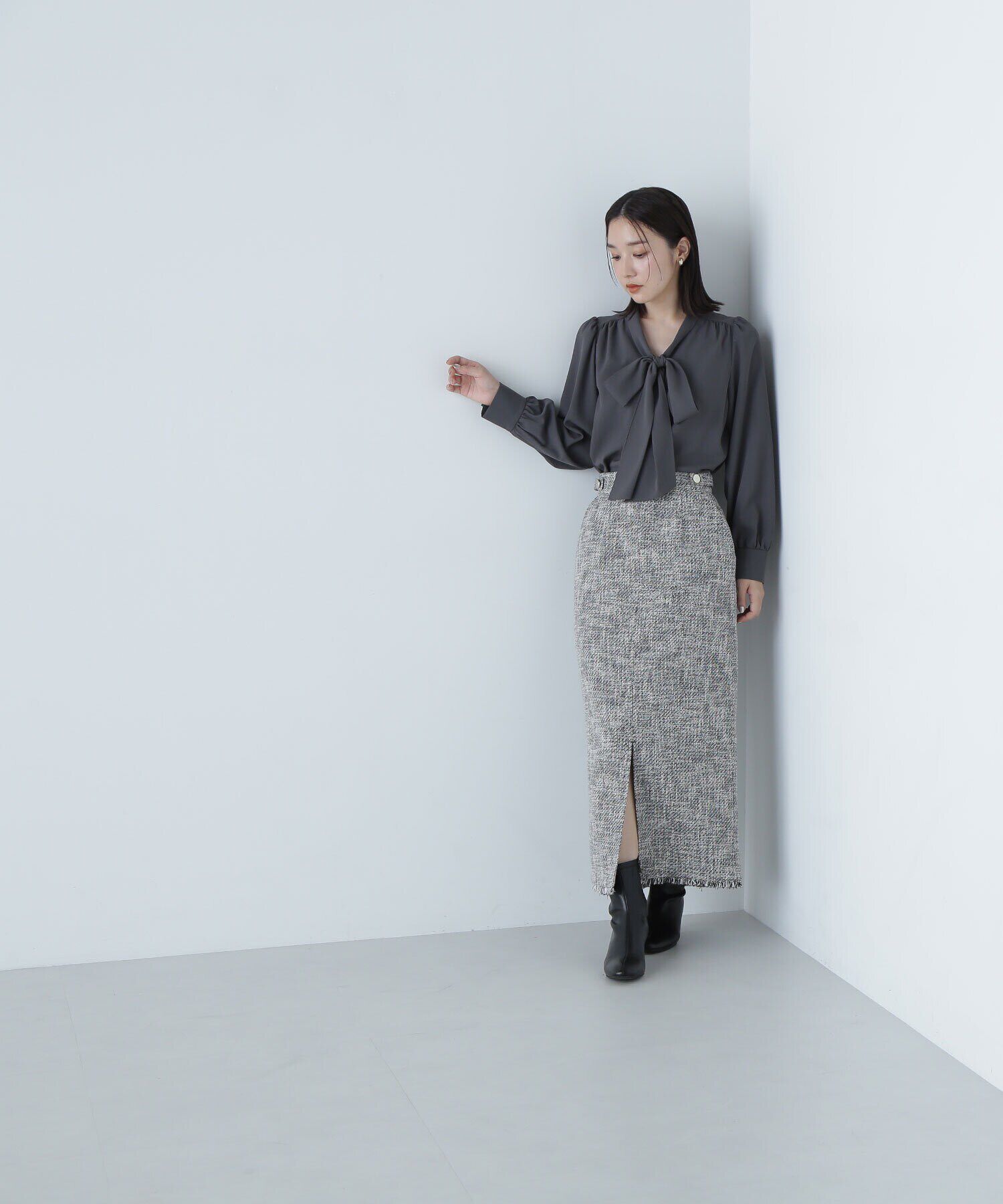  「リボンボウタイブラウス　24AW」|シャツ・ブラウス|