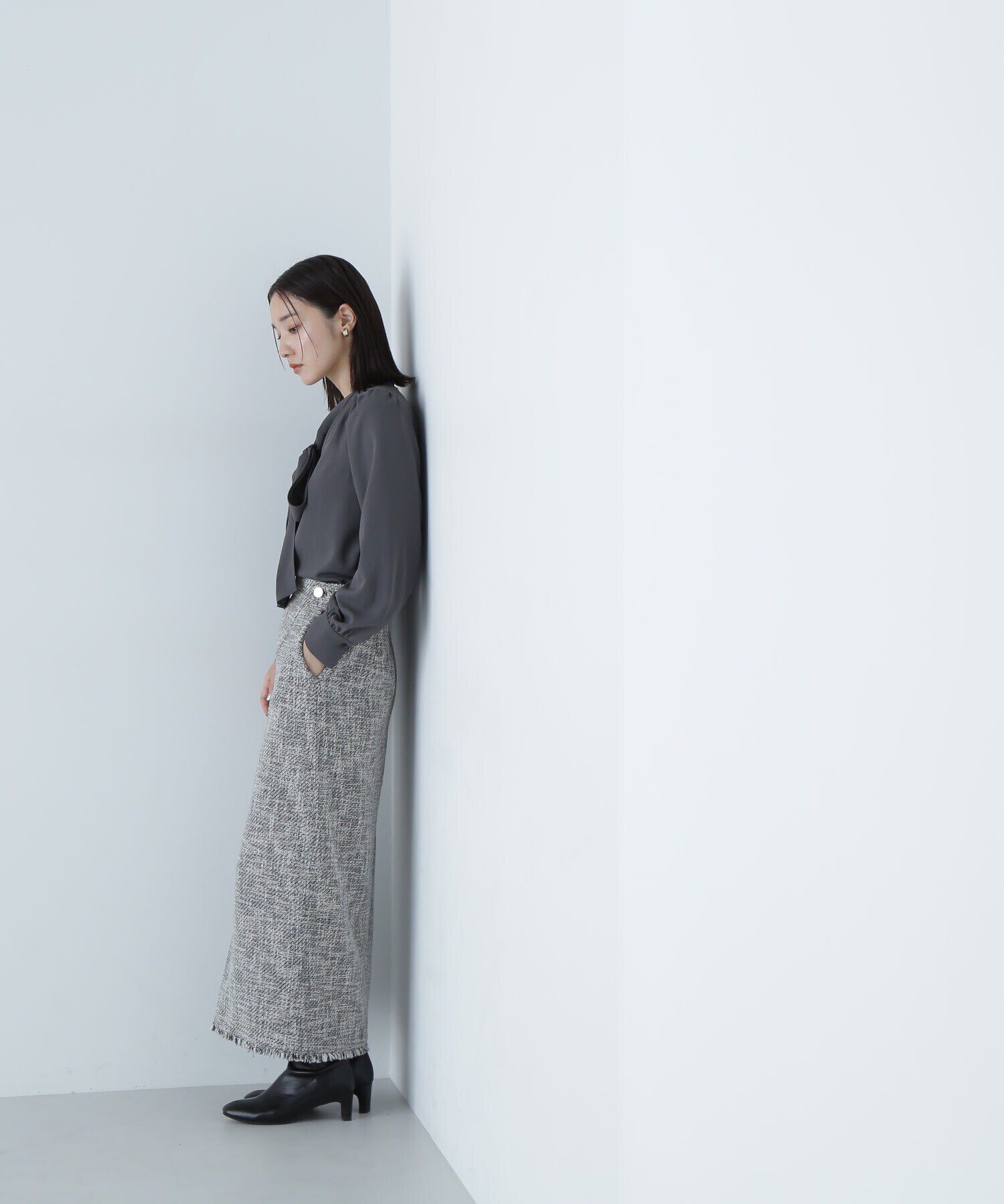  「リボンボウタイブラウス　24AW」|シャツ・ブラウス|