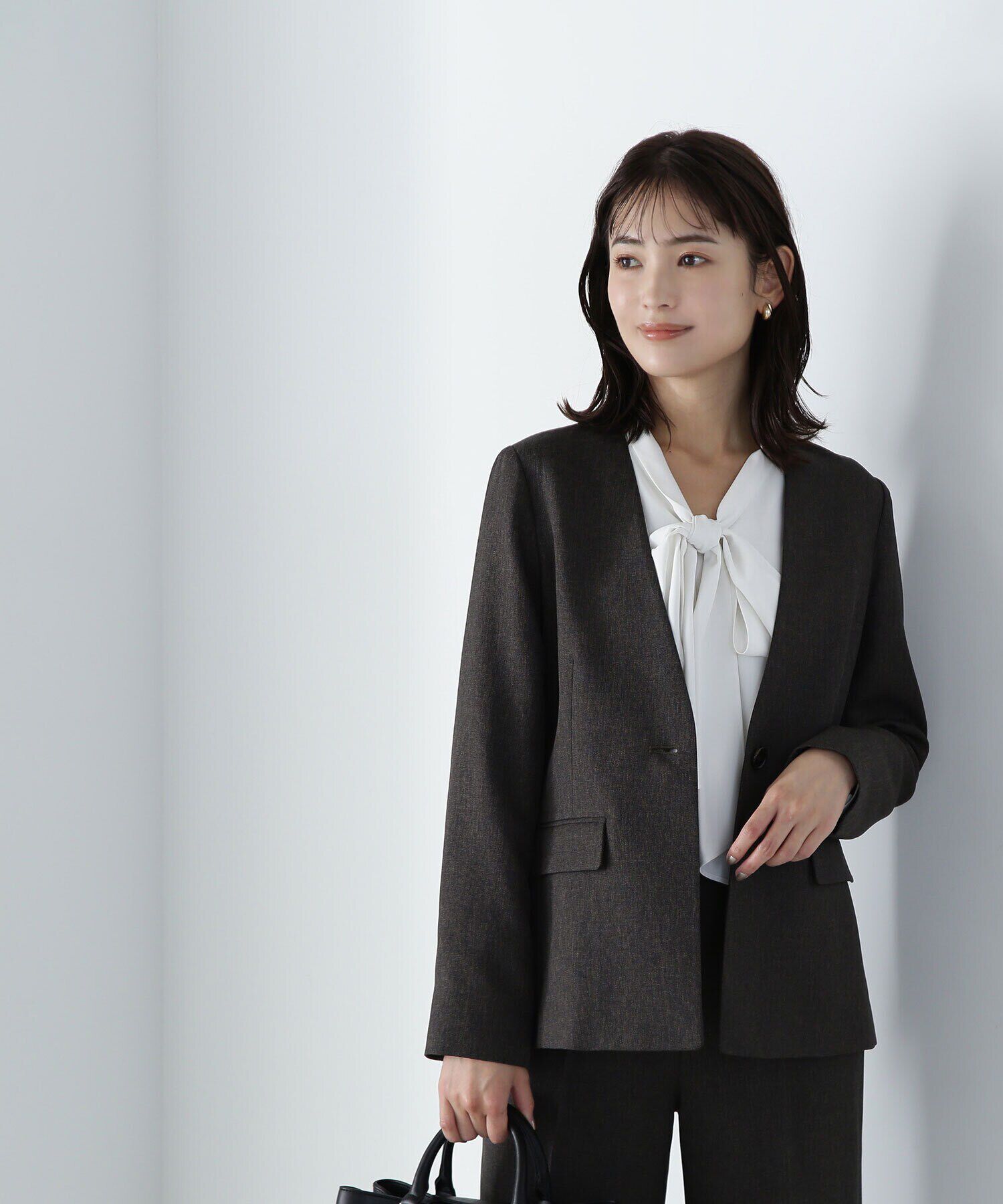  「リボンボウタイブラウス　24AW」|シャツ・ブラウス|