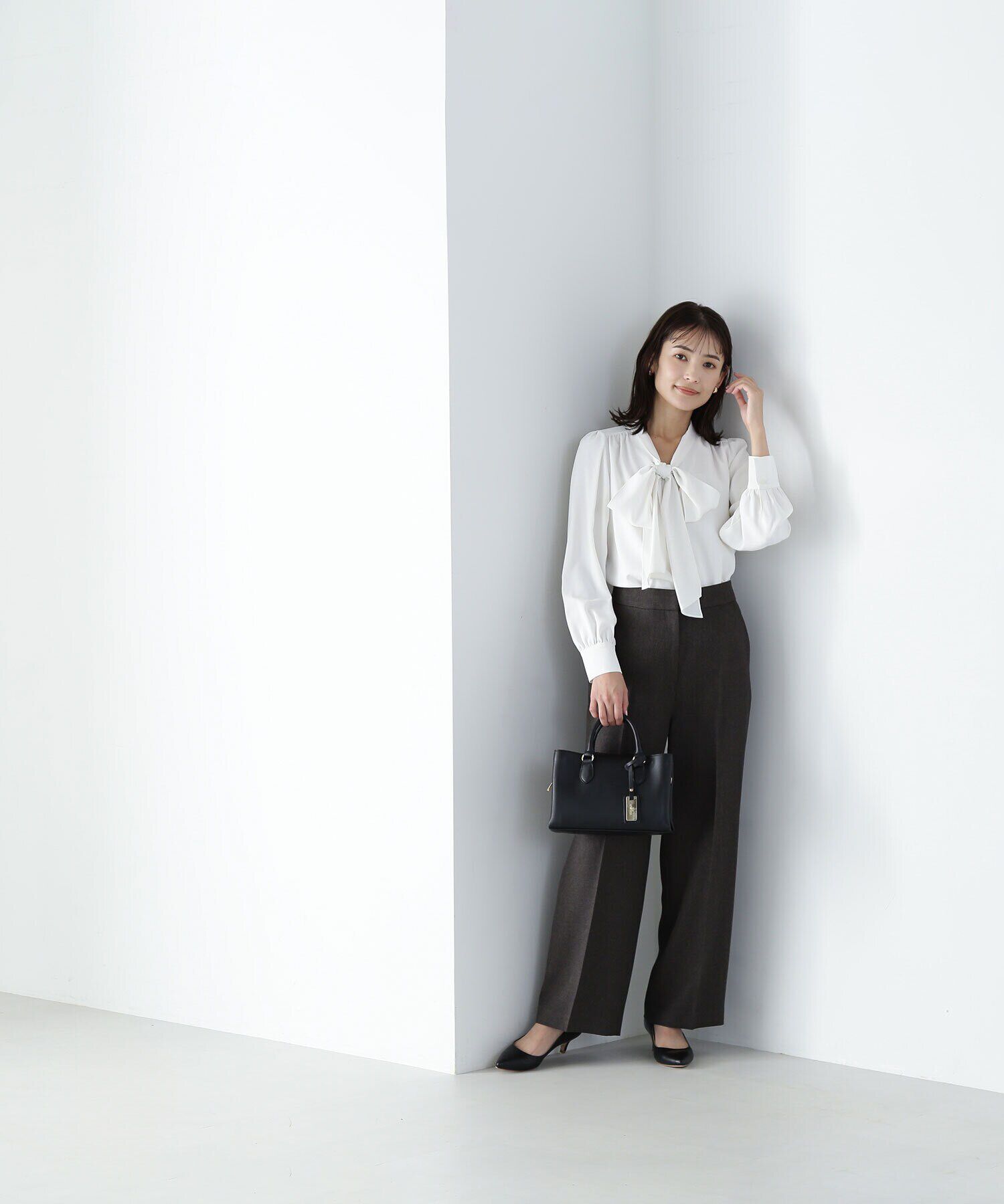  「リボンボウタイブラウス　24AW」|シャツ・ブラウス|