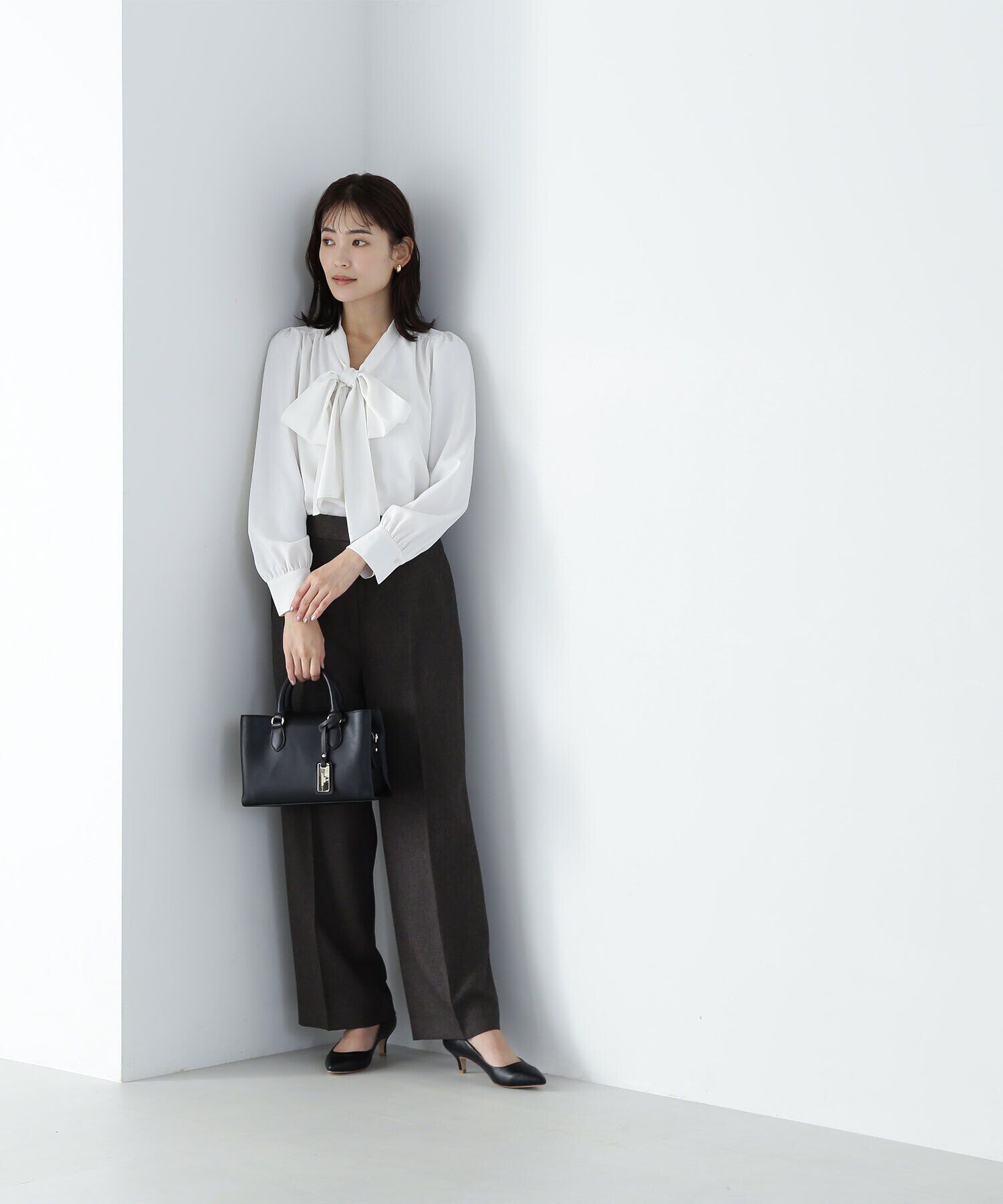  「リボンボウタイブラウス　24AW」|シャツ・ブラウス|