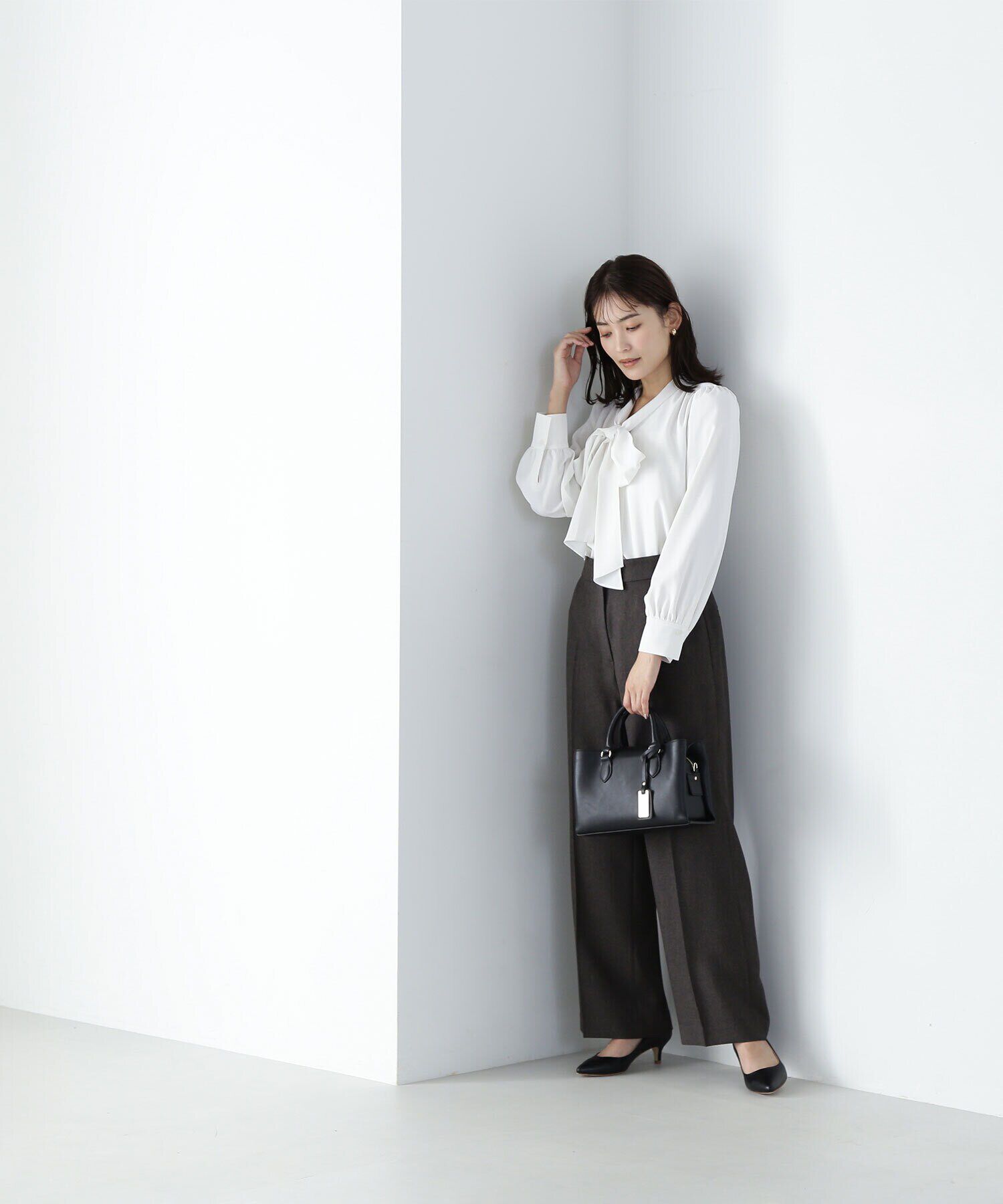  「リボンボウタイブラウス　24AW」|シャツ・ブラウス|