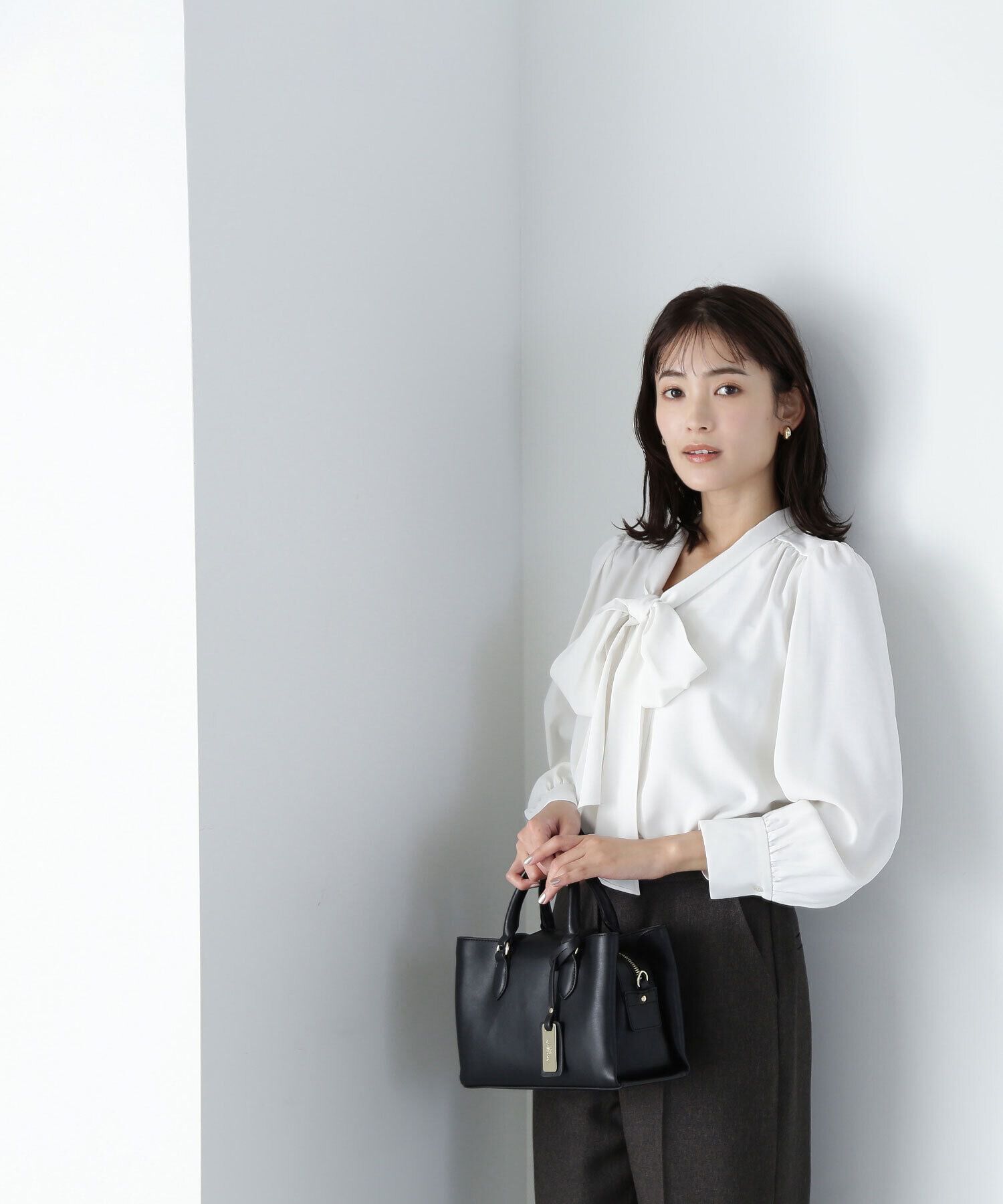  「リボンボウタイブラウス　24AW」|シャツ・ブラウス|